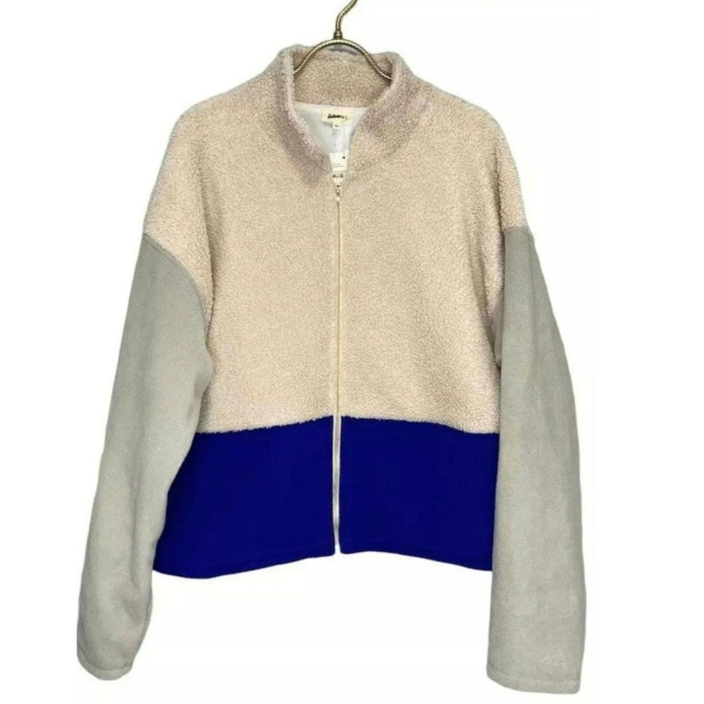 Anthropologie New Anthropologie DONNI Colorblocked Sherpa Jacket $324 XL Size XL / US 12-14 / IT 48-50 - 6 Thumbnail