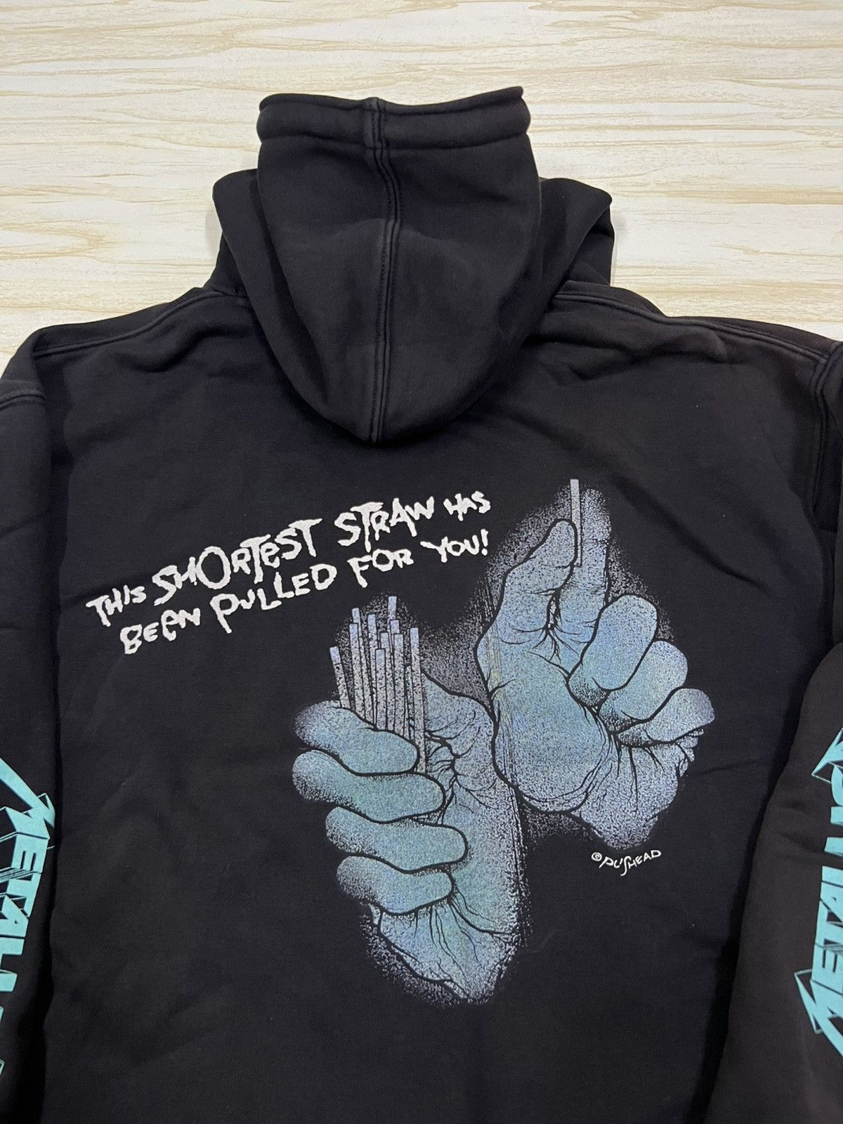 Band Tees Metallica Pushed Sun Faded Hoodie Size US L / EU 52-54 / 3 - 6 Thumbnail