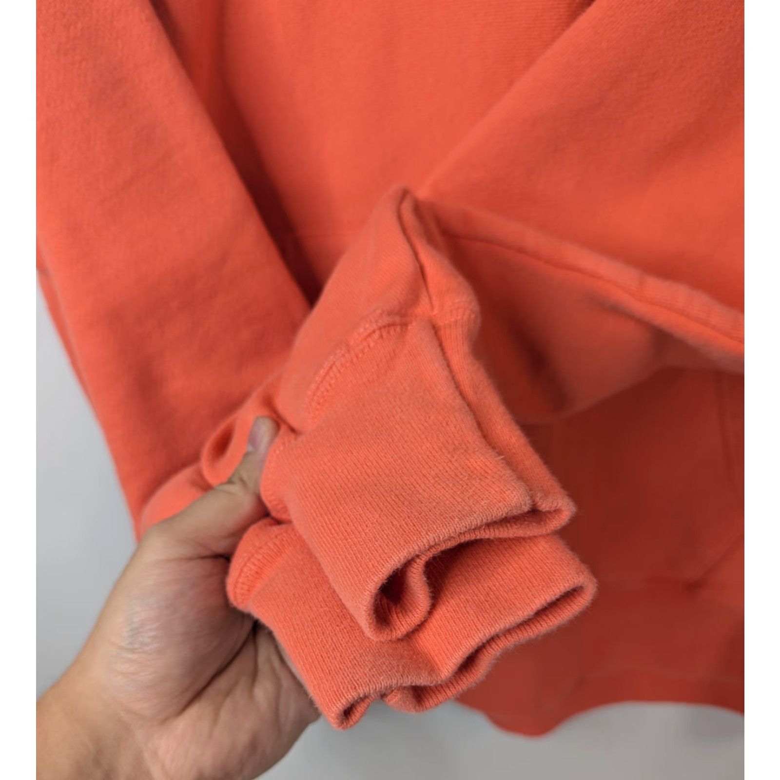 Champion VINTAGE Champion Reverse Weave Hoodie Mens XL Orange Spell Out Pullover Fleece Logo Size US XL / EU 56 / 4 - 6 Thumbnail