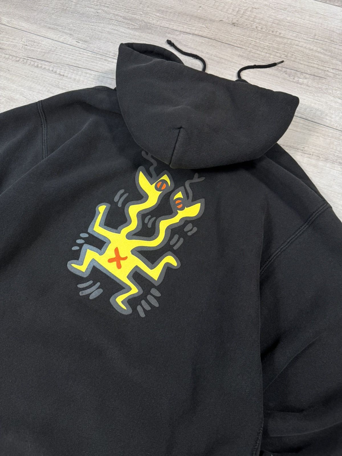 Keith Haring Keith Haring Lee Back Print reflective insert vintage hoodie Size US L / EU 52-54 / 3 - 2 Thumbnail