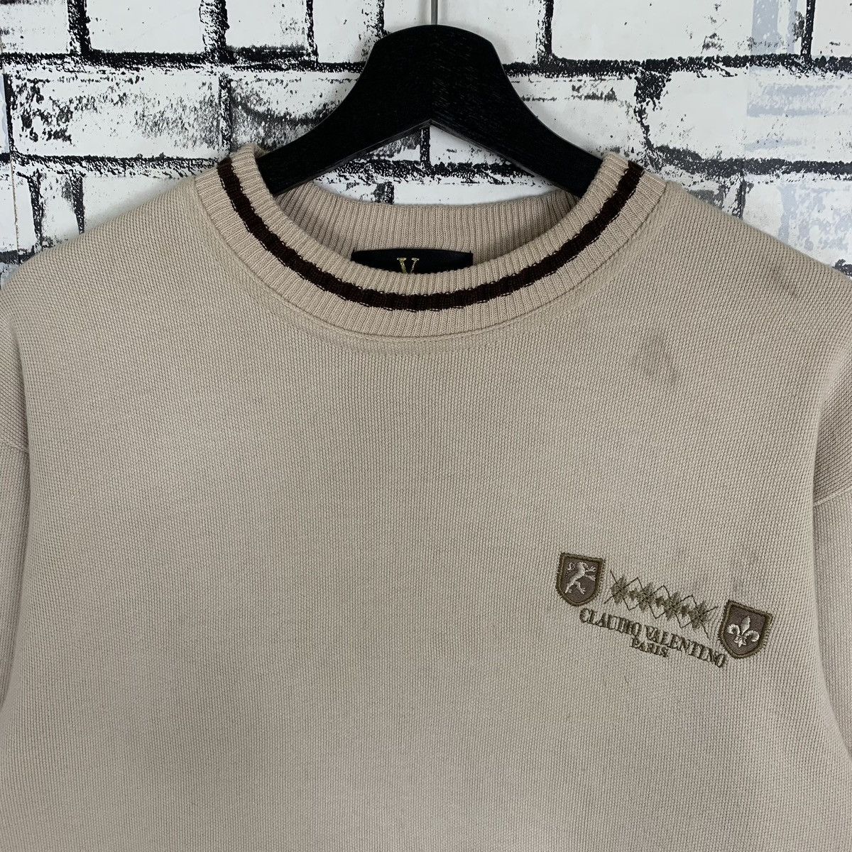 Other Vintage Claudio Valentino Sweatshirt Size US M / EU 48-50 / 2 - 3 Thumbnail