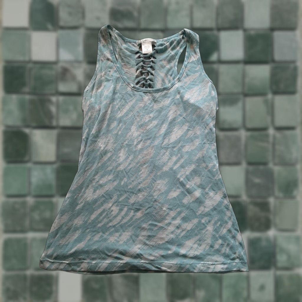 Vintage CHARLOTTE RUSSE Sleeveless Top Shirt Womens Medium M Blue Size M / US 6-8 / IT 42-44 - 1 Thumbnail