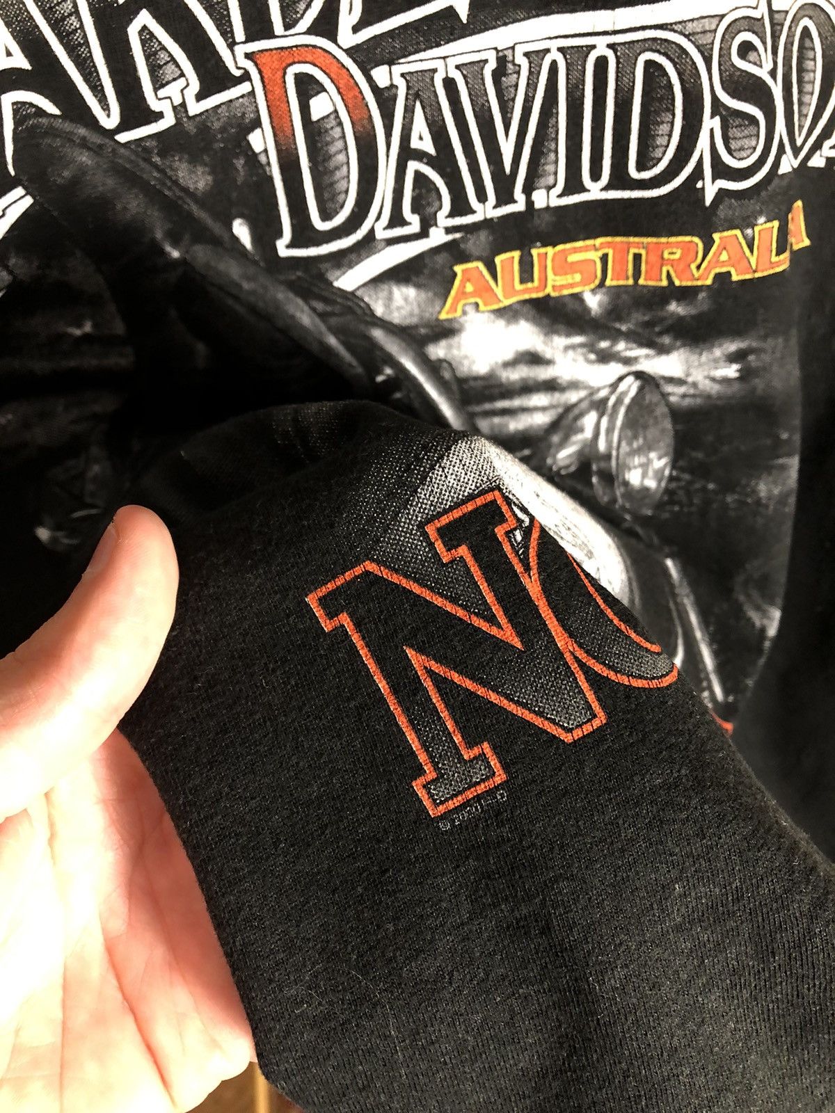 Harley Davidson VINTAGE HARLEY DAVIDSON MOTORCYCLE AUSTRALIA RETRO Y2K 90s Size US S / EU 44-46 / 1 - 3 Thumbnail