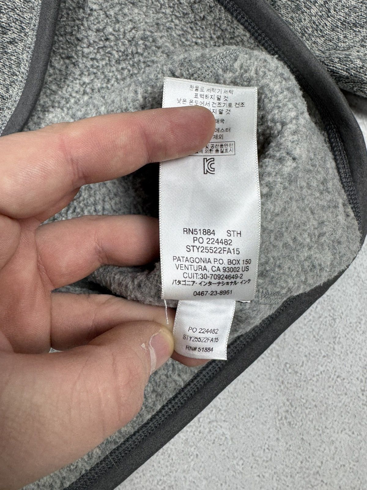 Patagonia Vintage Patagonia Polartec 1/4 Zip Fleece Jacket Gray size L Size US L / EU 52-54 / 3 - 10 Thumbnail