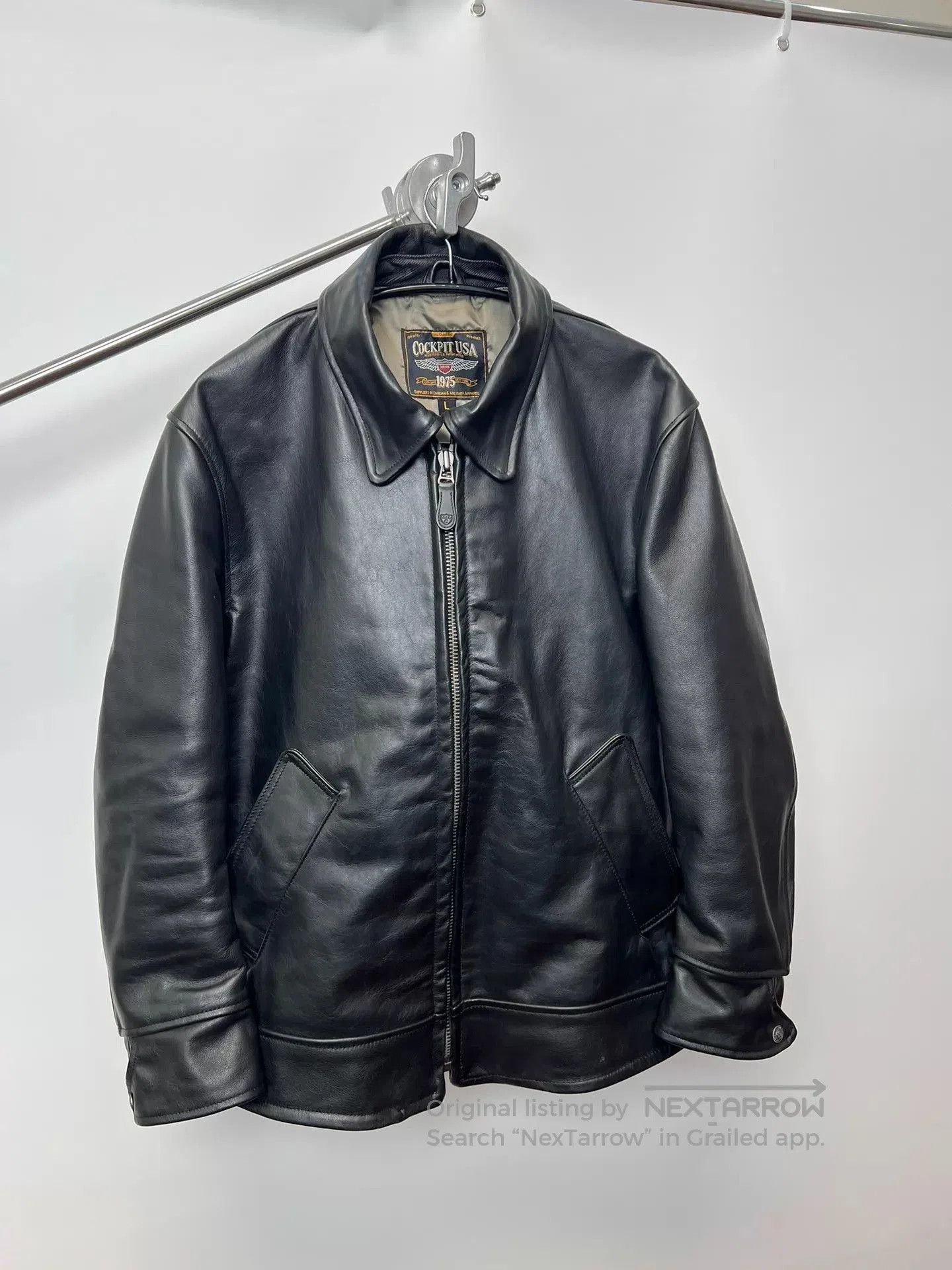 Other Black Leather Jacket Size L. Size US L / EU 52-54 / 3 - 2 Thumbnail