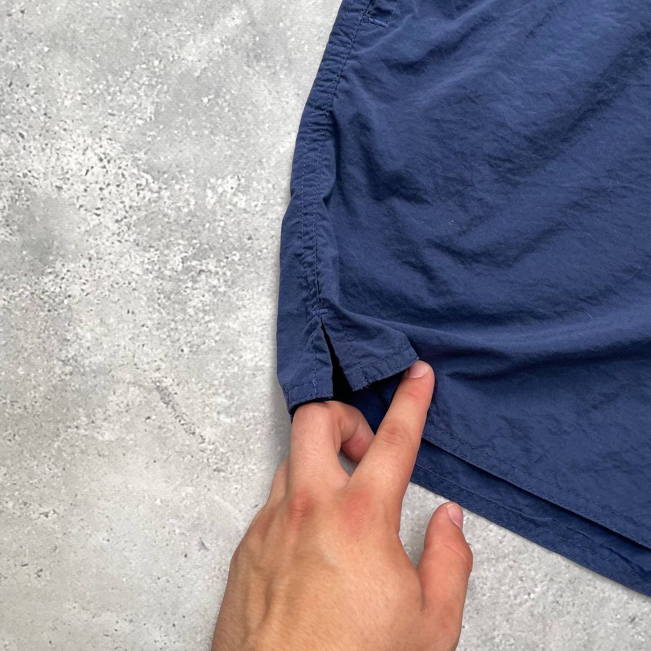 Other Vintage 90s Nike Athletic 4 Inch Shorts Blue Size US 36 / EU 52 - 6 Thumbnail
