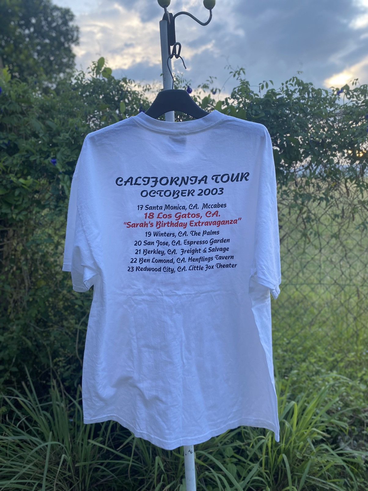 Band Tees × Vintage Tish Hinojosa CALFFORNIA TOUR OCTOBER 2003 Size US XL / EU 56 / 4 - 2 Thumbnail