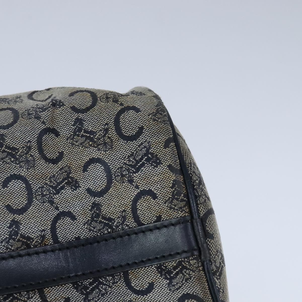 Celine CELINE C Macadam Canvas Hand Bag Navy Size ONE SIZE - 16 Thumbnail