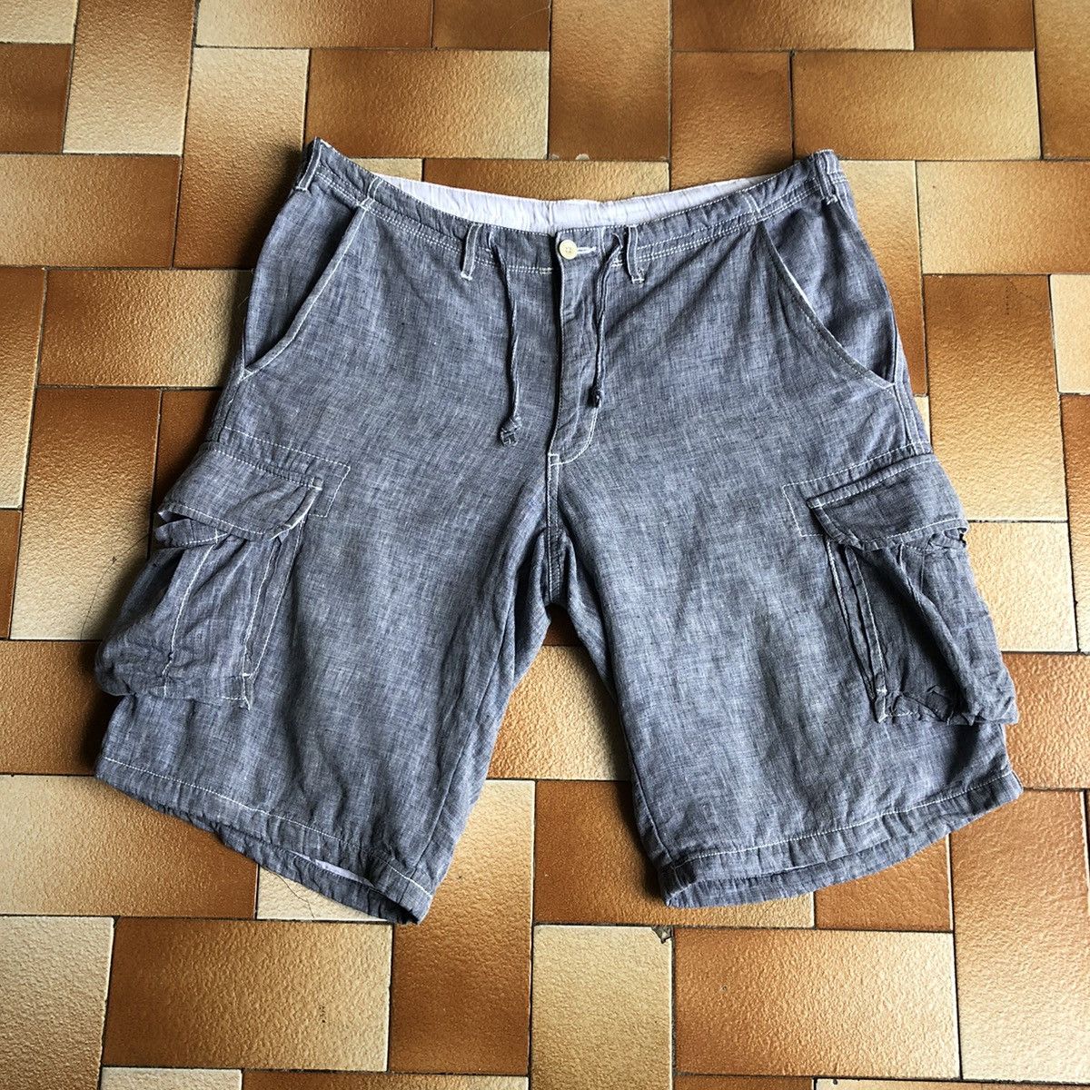 Beams Plus × Japanese Brand BEAMS Hemp cargo short Size US 36 / EU 52 - 1 Thumbnail