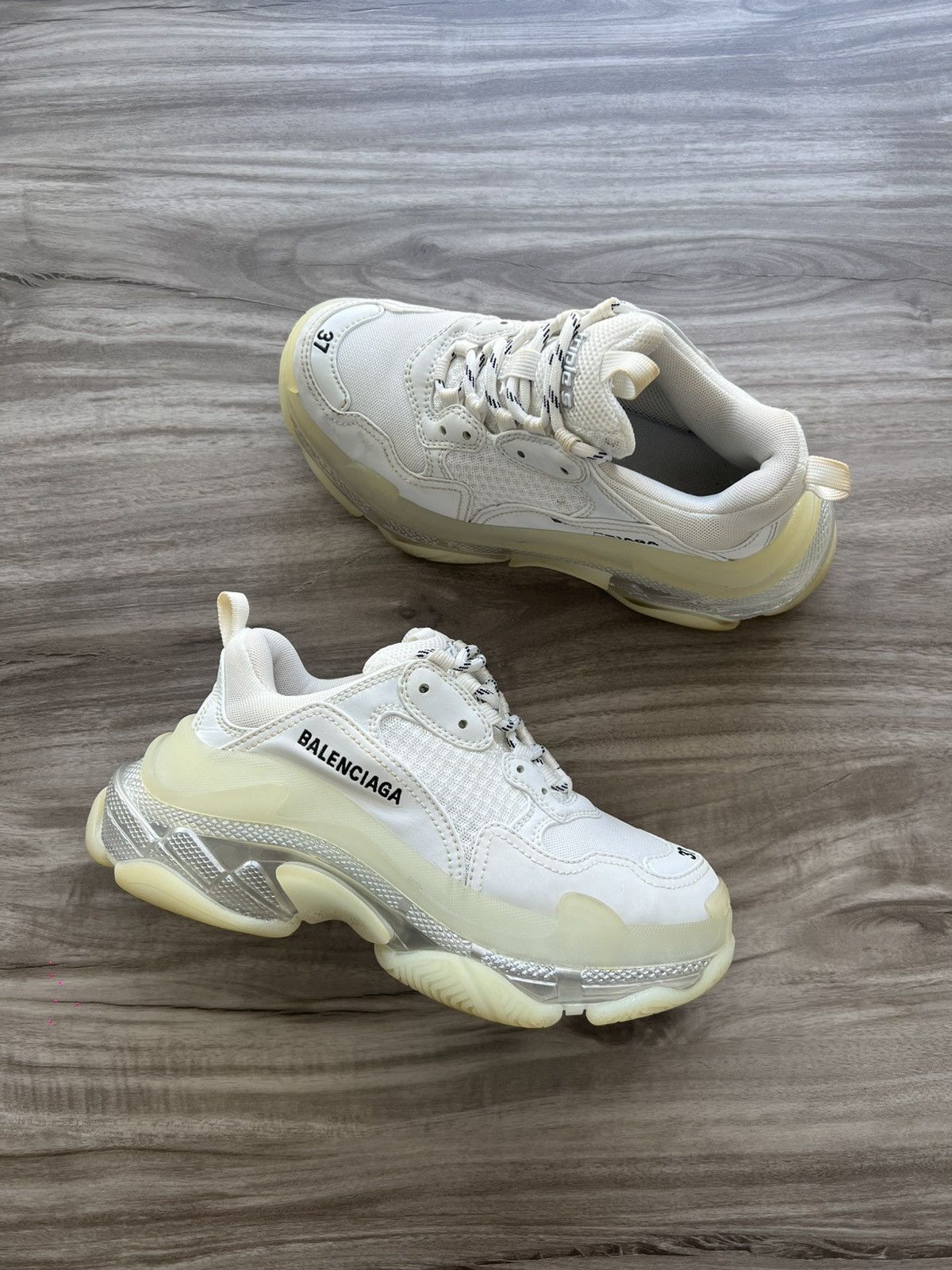 Balenciaga Size 7 (EU 37)- Balenciaga Triple S Sneaker Clearsole Size US 7 / EU 40 - 1 Thumbnail