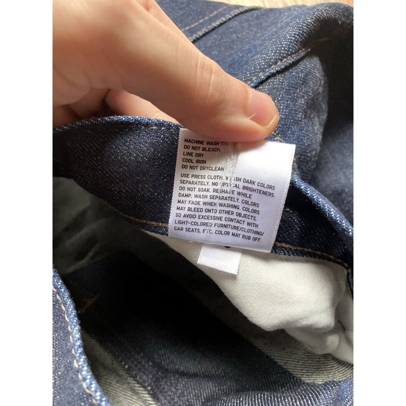Uniqlo Uniqlo Jeans Mens 32x26 Selvage Blue Dark Wash Slim Straight Kaihara Denim Size US 32 / EU 48 - 5 Thumbnail