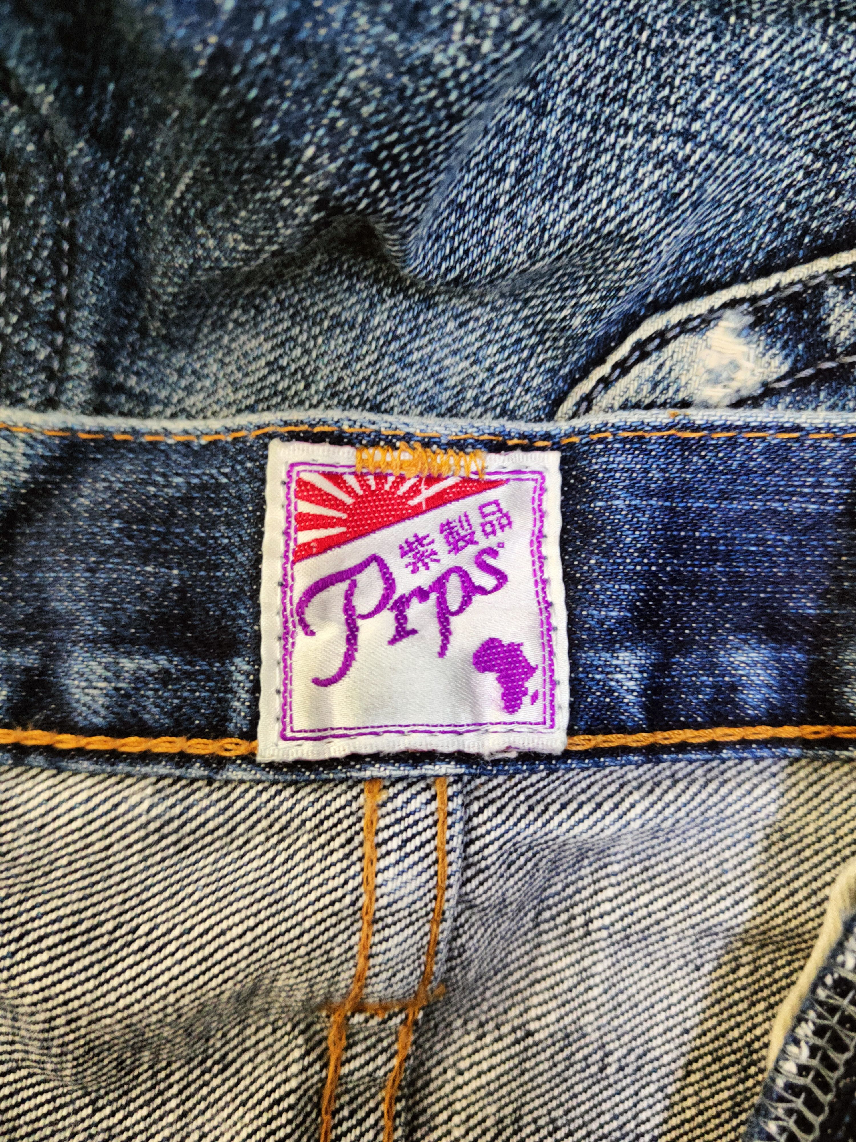 Prps DL Prps japan faded Blue Distressed Ripped denim #46-894 Size US 30 / EU 46 - 17 Thumbnail