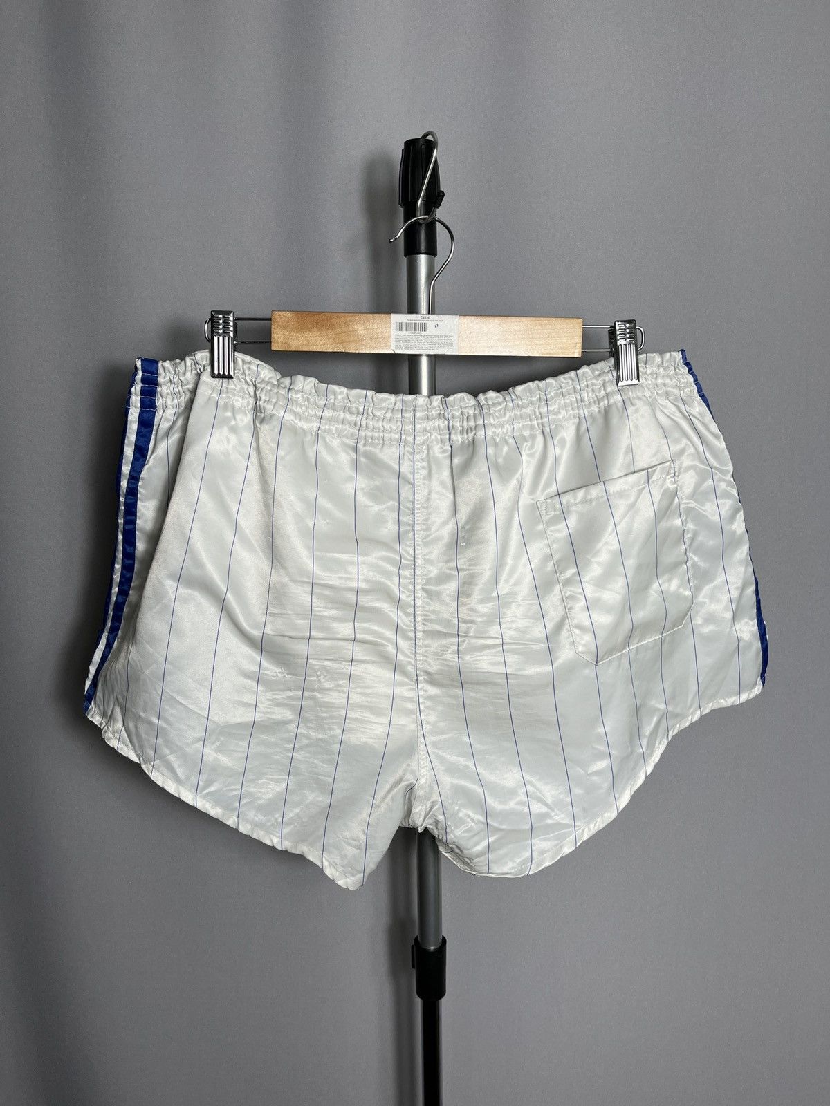 Sports Specialties 80s Adidas Running Shorts Nylon White Striped West Germany Size US 32 / EU 48 - 6 Thumbnail
