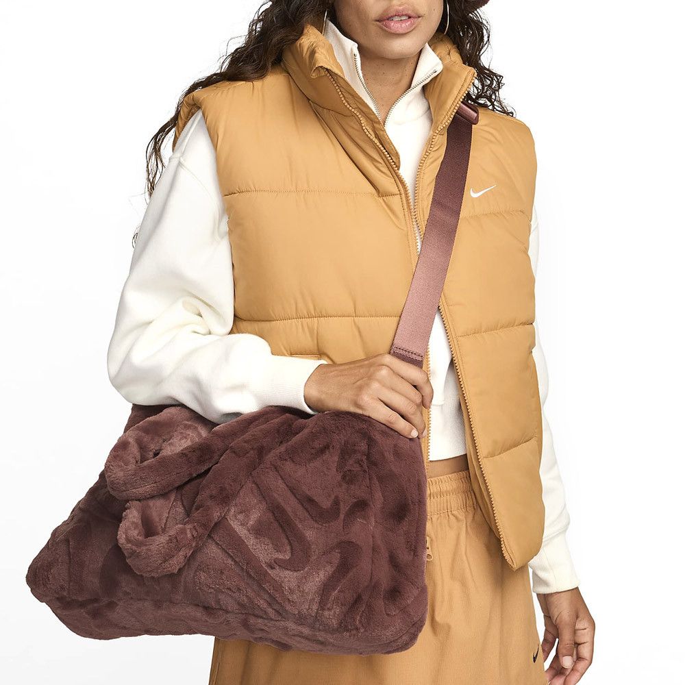 Nike Nike Sportswear Faux Fur Tote Bag Size ONE SIZE - 8 Thumbnail