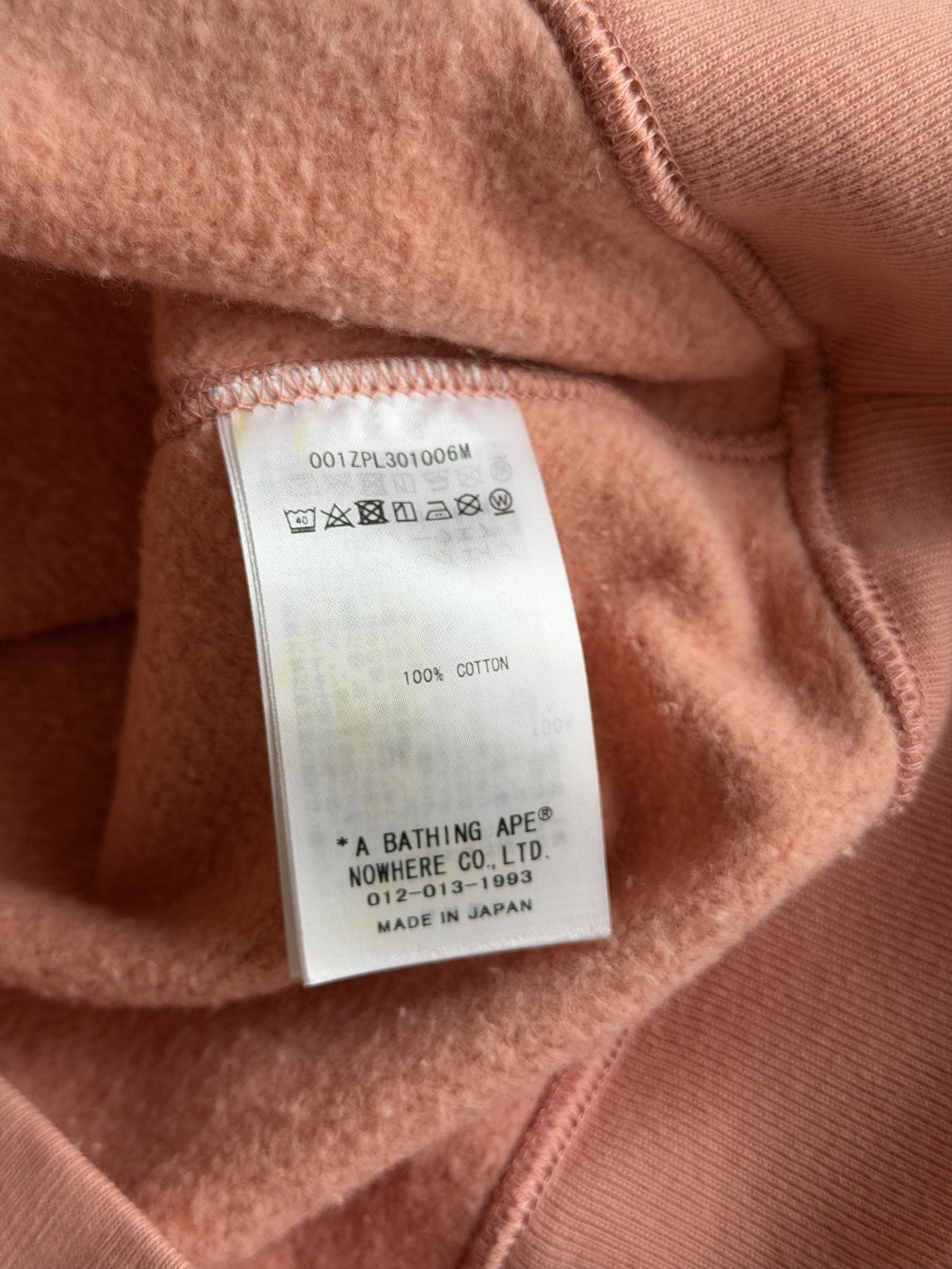 Bape Bape Tiger Full Zip Hoodie in Pink Size US XL / EU 56 / 4 - 13 Thumbnail
