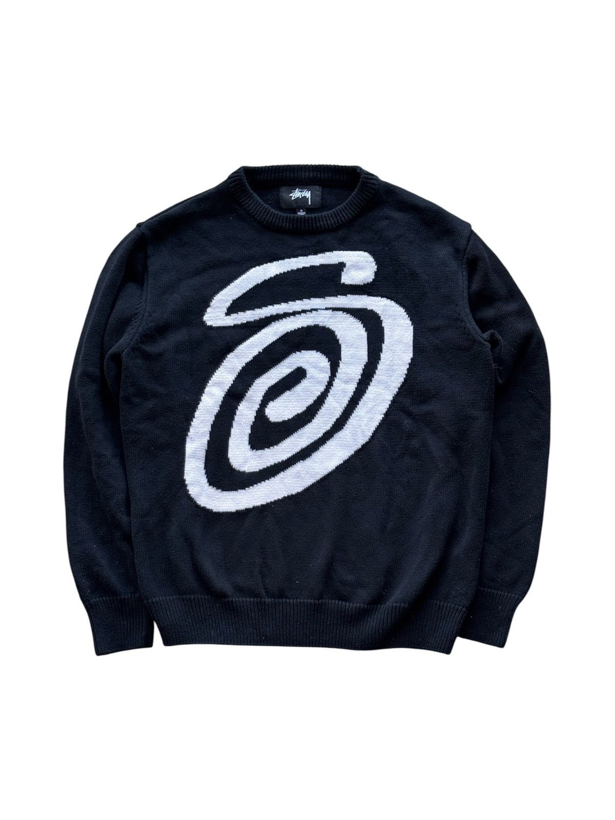 Stussy Stüssy Curly Knit Sweater Black (M) | Grailed