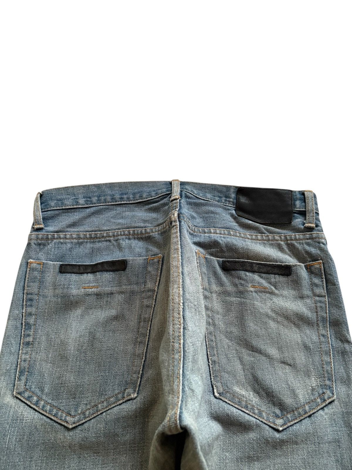 Designer × Japanese Brand Vintage Jack Henry Selvedge Mud Wash Distressed Ripped Jean Size US 30 / EU 46 - 8 Thumbnail