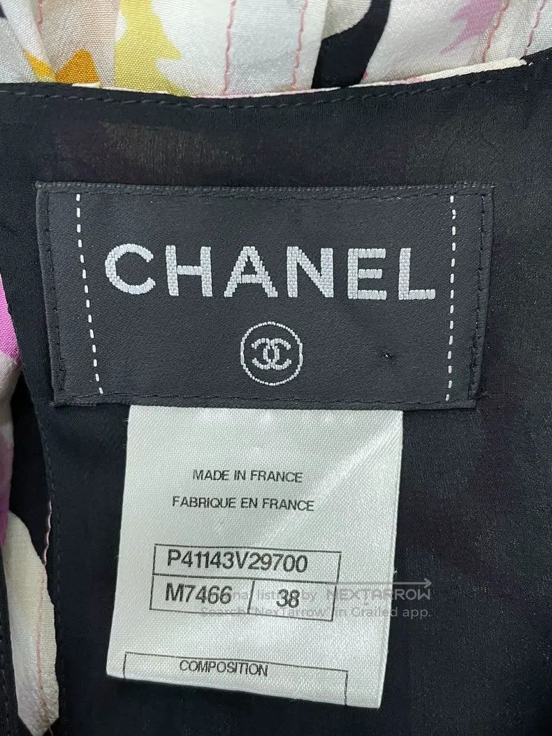 Chanel Chanel Camelia silk printed sleeveless dress Size XS / US 0-2 / IT 36-38 - 4 Thumbnail