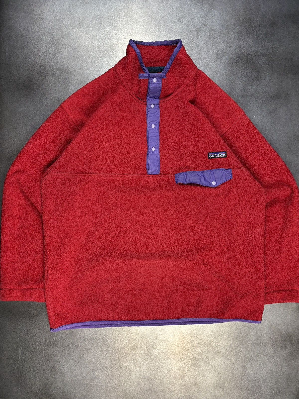 Patagonia × Vintage Vintage Patagonia Synchilla Fleece Pullover 1990s Quarter Size US M / EU 48-50 / 2 - 12 Thumbnail