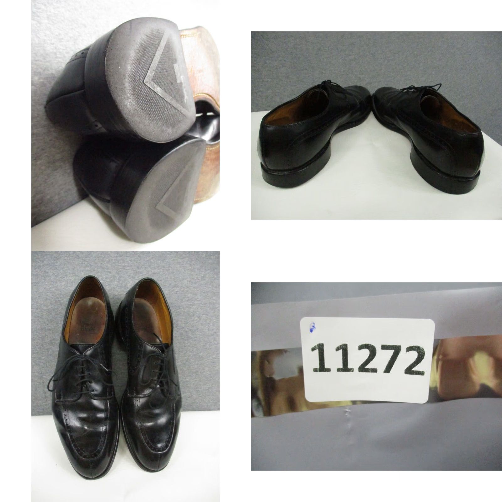 Allen Edmonds Allen Edmonds Kingsley Oxfords Balmoral Saddle Black Leather 12 D Park Avenue Mens Dress Shoes EUC Size US 10 / EU 43 - 9 Thumbnail