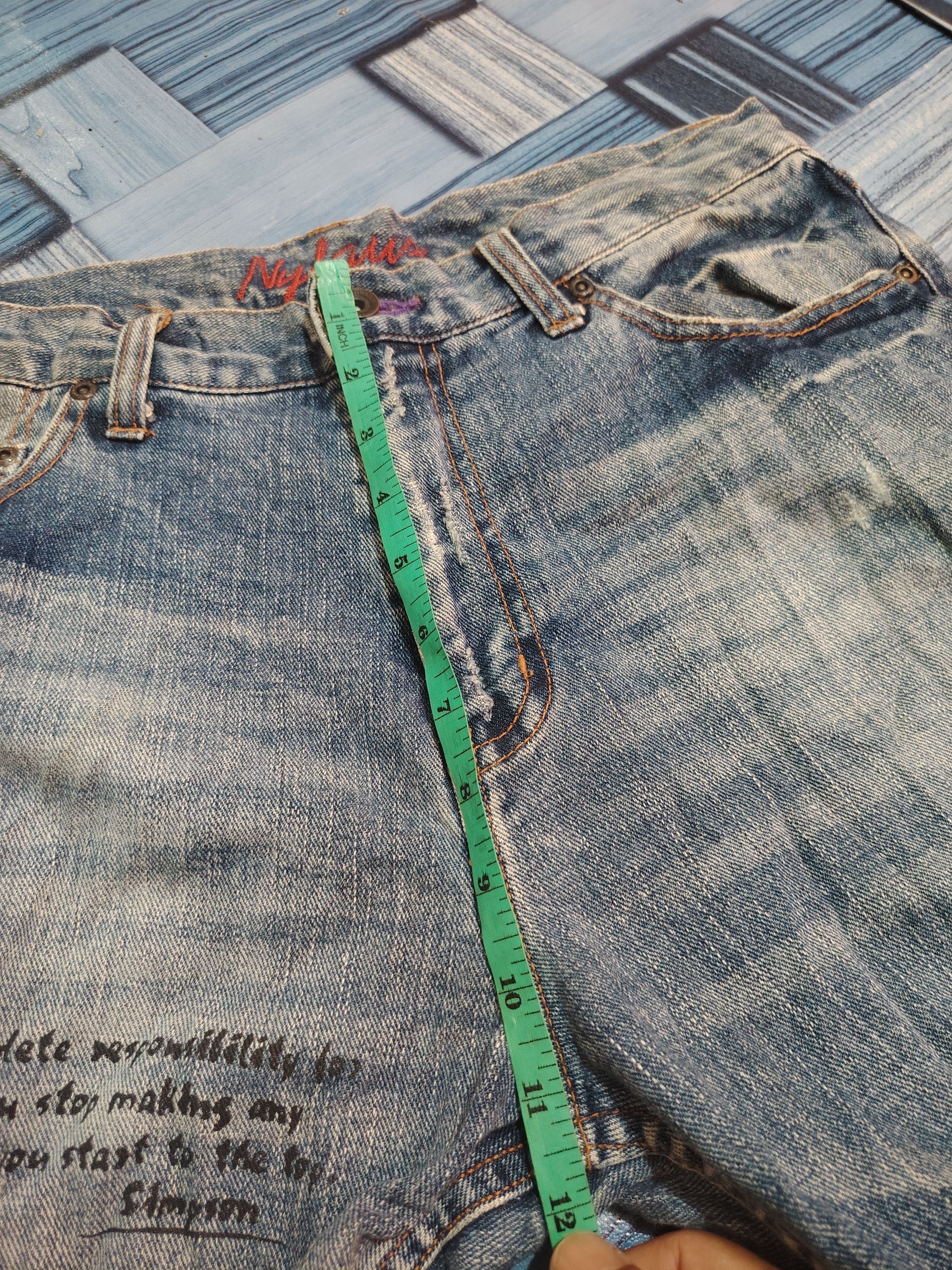 Who Decides War Japanese Nylaus Jeans Distressed denim Size US 32 / EU 48 - 22 Thumbnail