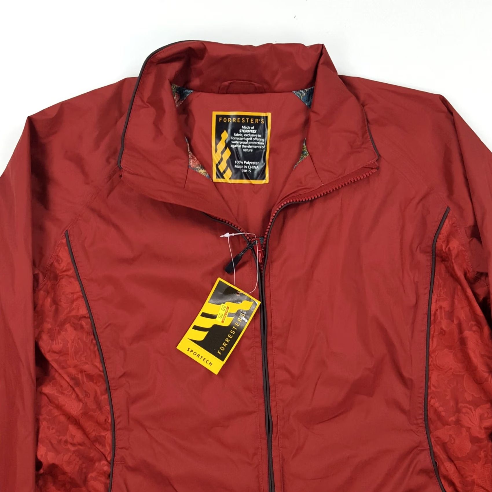 Vintage VINTAGE Forrester's Red Chinese Outdoor Women's S Zip Up Golf Windbreaker Jacket Y2K 90s Size S / US 4 / IT 40 - 3 Thumbnail