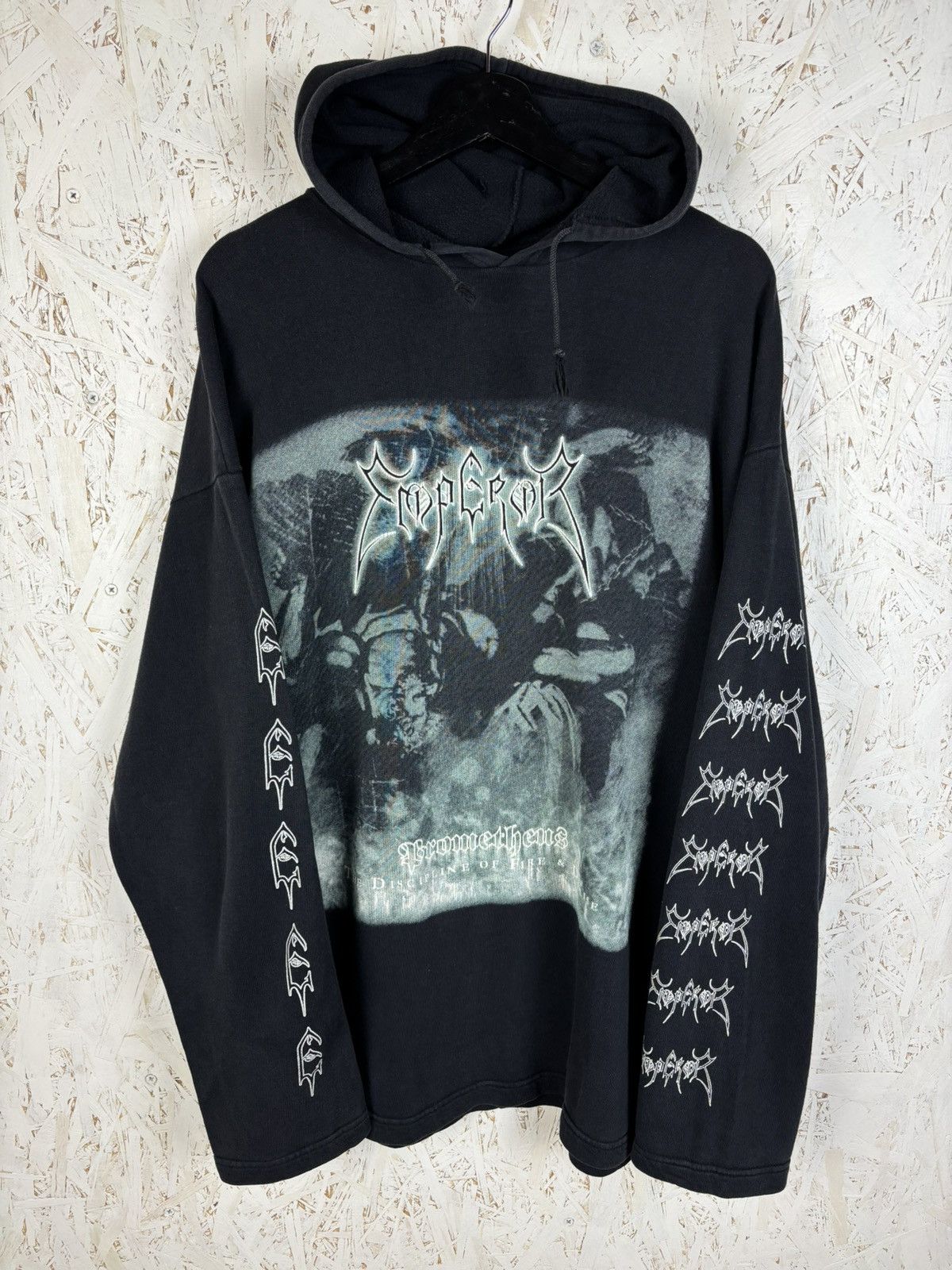 Band Tees Emperor 2001 Prometheus: Discipline Of Fire & Demise Hoodie Size US XL / EU 56 / 4 - 1 Thumbnail