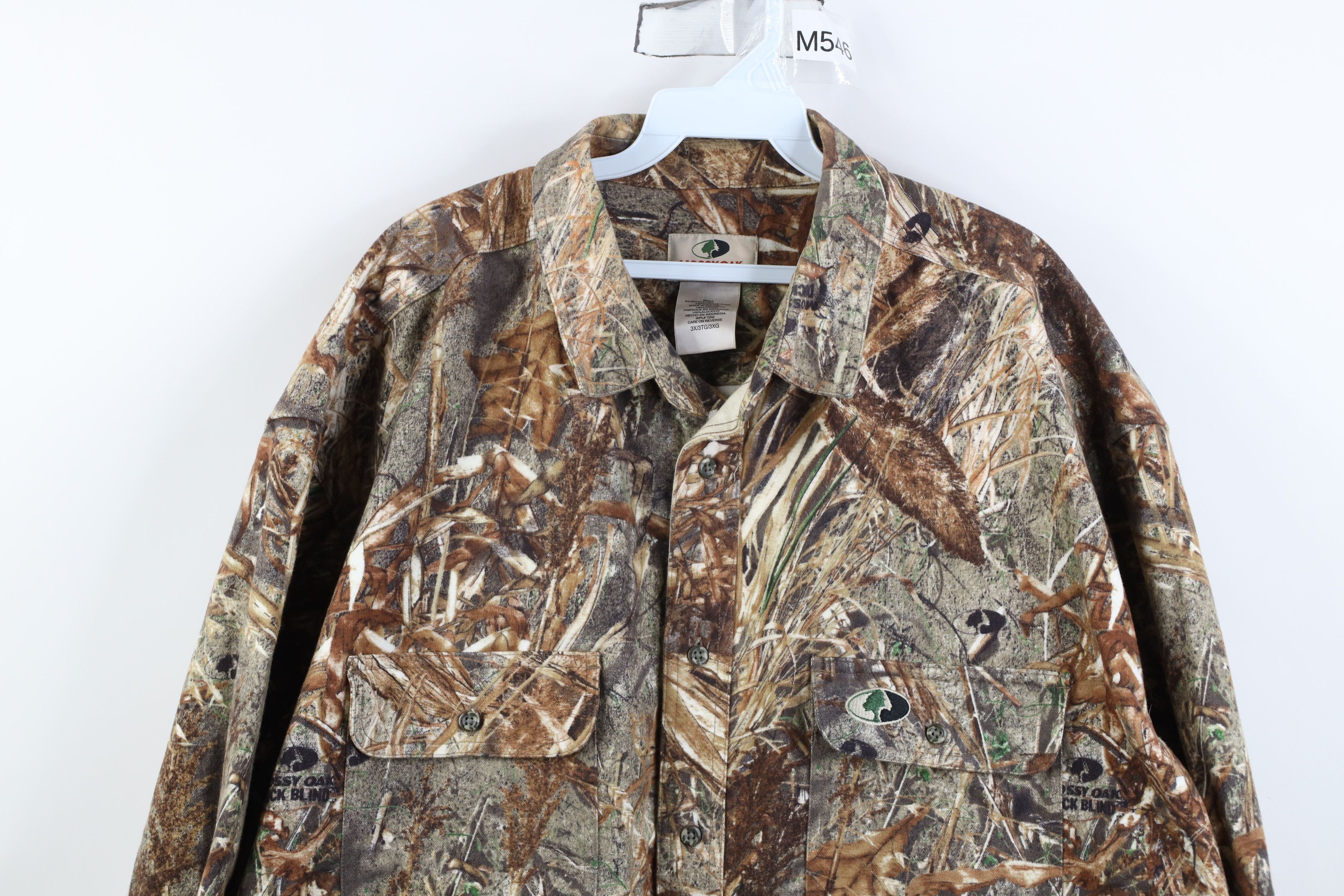 Mossy Oaks Vintage Mossy Oak Camouflage Cloth Collared Button Shirt Size US XXL / EU 58 / 5 - 2 Thumbnail