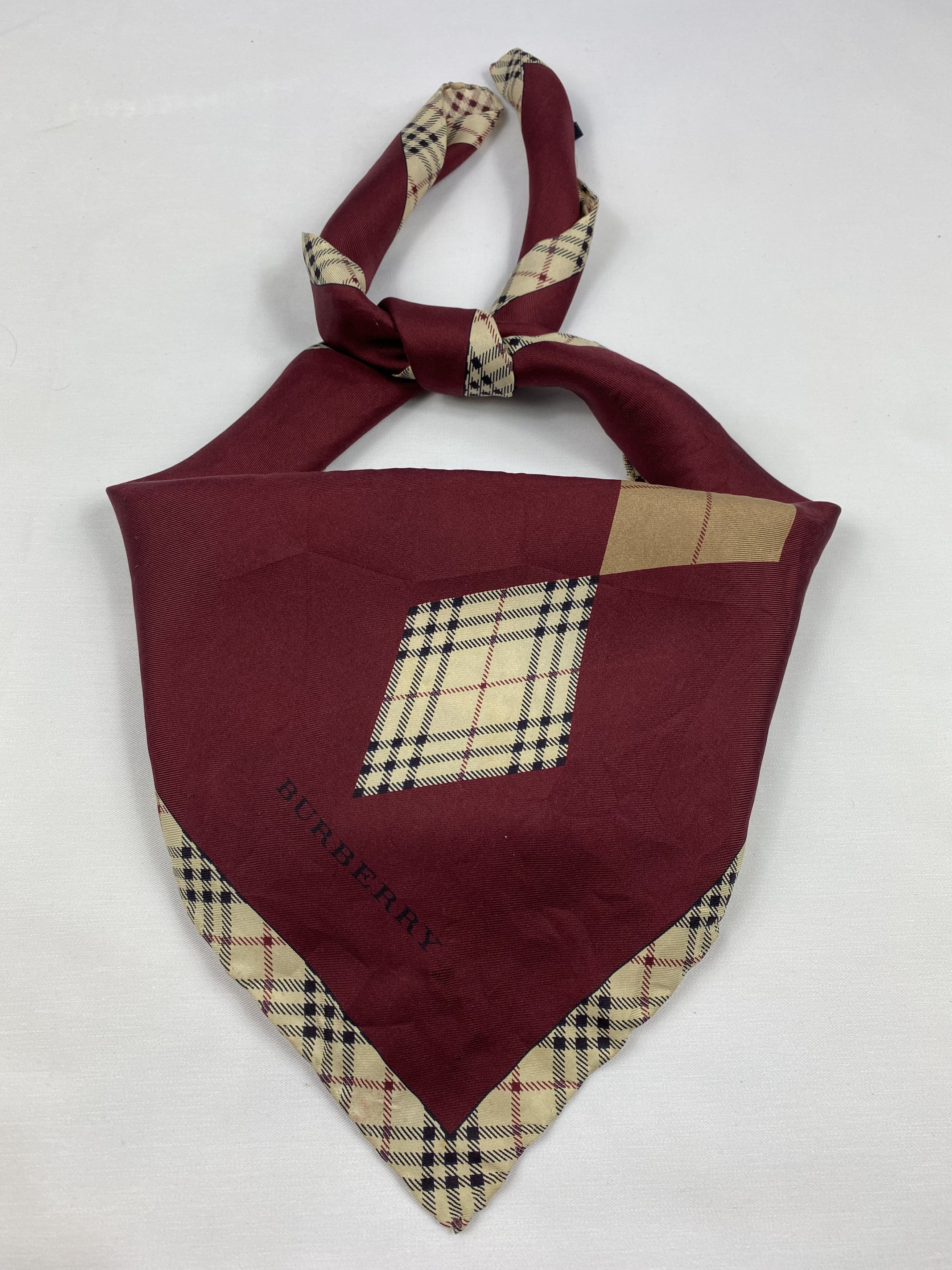 Burberry Burberry Silk Handkerchief / Bandana / Neckerchief Size ONE SIZE - 1 Thumbnail