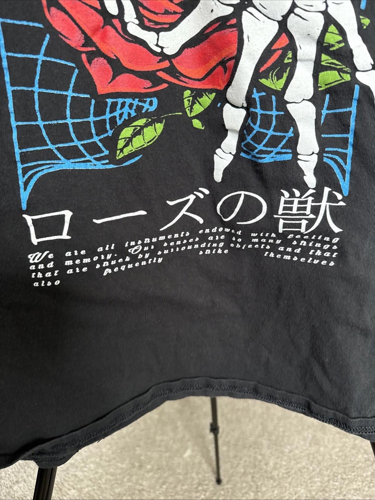 Other The Young & Wild Savage Skeleton Rose T-Shirt Mens Size L Size US M / EU 48-50 / 2 - 3 Thumbnail