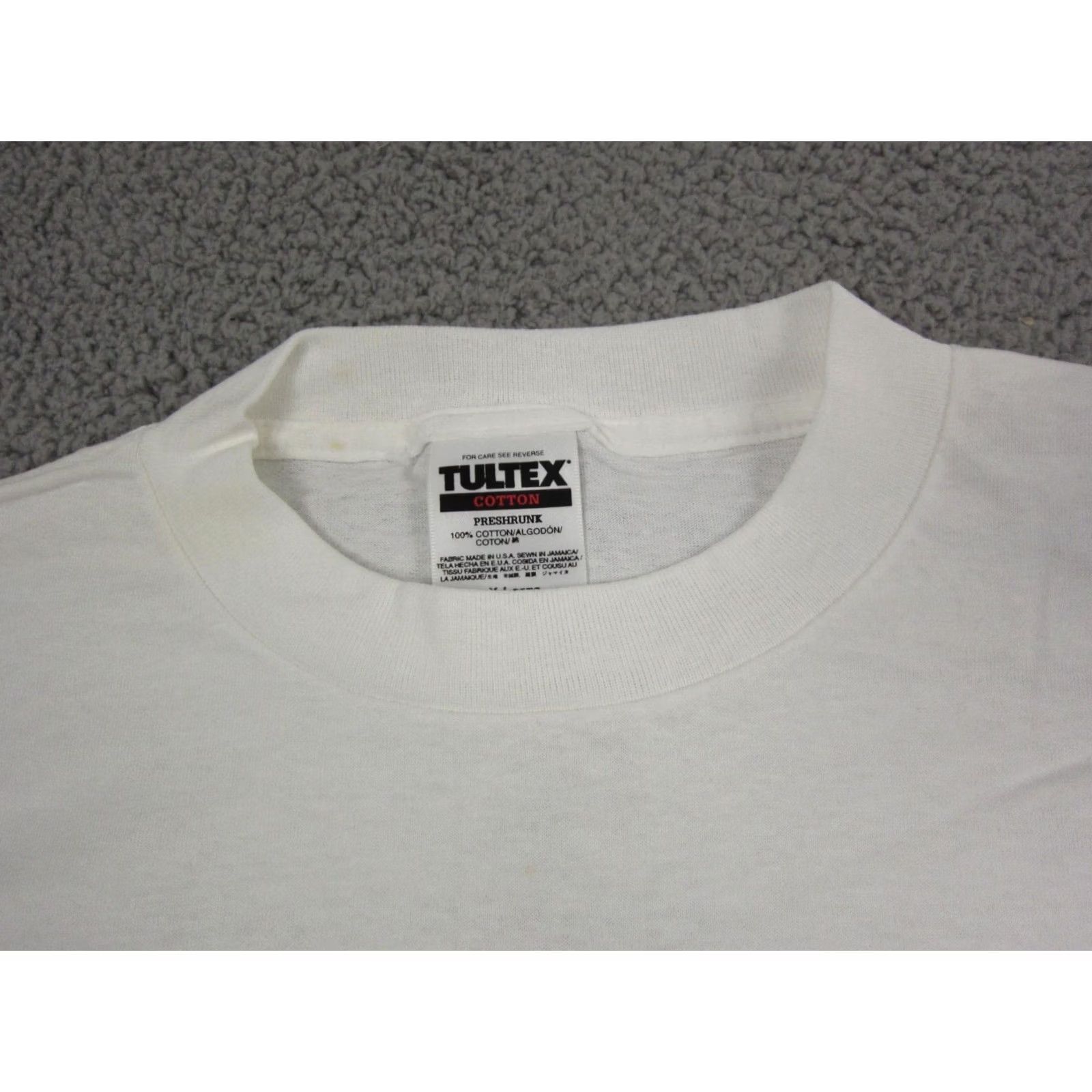 Tultex VINTAGE USPS Shirt Mens XL White Christmas Santa Claus Stamp 1996 90 Tultex T-Shirt Mens XL White Christmas Santa USPS Stamp 1996 Size US XL / EU 56 / 4 - 6 Thumbnail