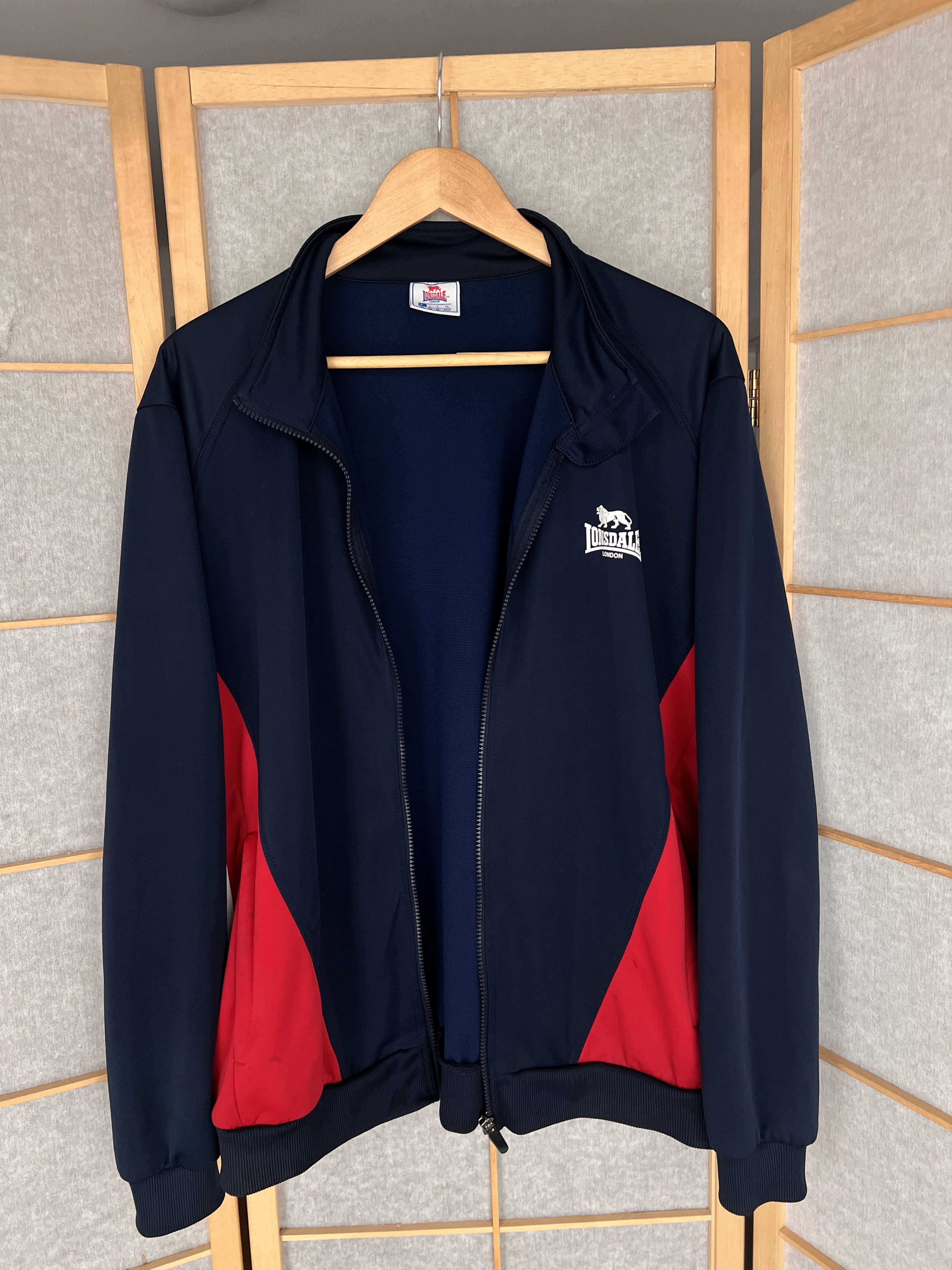 Lonsdale Lonsdale True Vintage England Track top Jacket punk casual Size US L / EU 52-54 / 3 - 13 Thumbnail