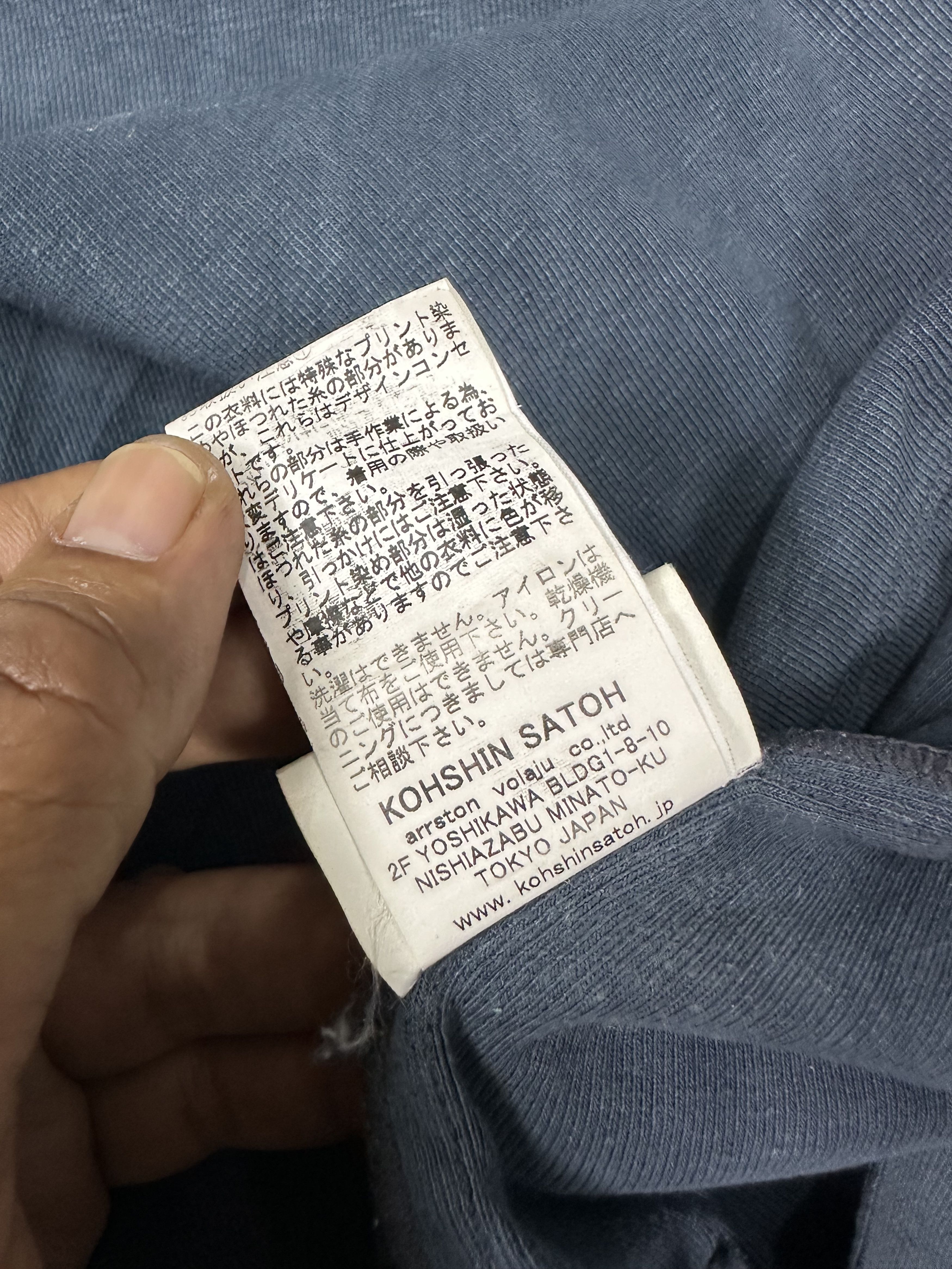 Japanese Brand Kohshin Satoh Arrston Volaju Full Neck Sweatshirt Z466 Size US L / EU 52-54 / 3 - 13 Thumbnail