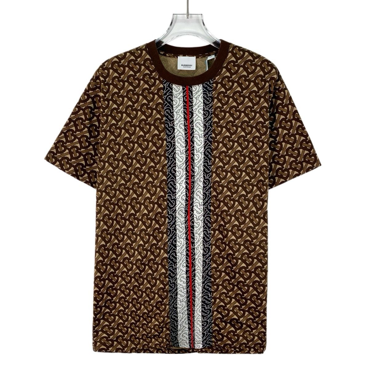 Burberry Burberry TB All Over Logo Printed Short Sleeve T-shirt K26WX Size US XS / EU 42 / 0 - 1 Thumbnail