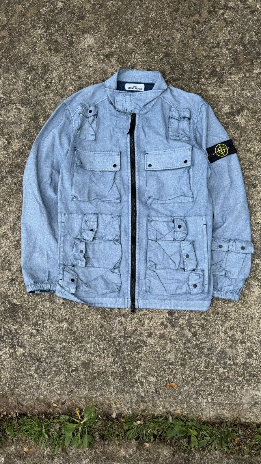 Stone Island Stone Island Placcato Canvas Cargo Jacket *Rare* Size US L / EU 52-54 / 3 - 1 Thumbnail