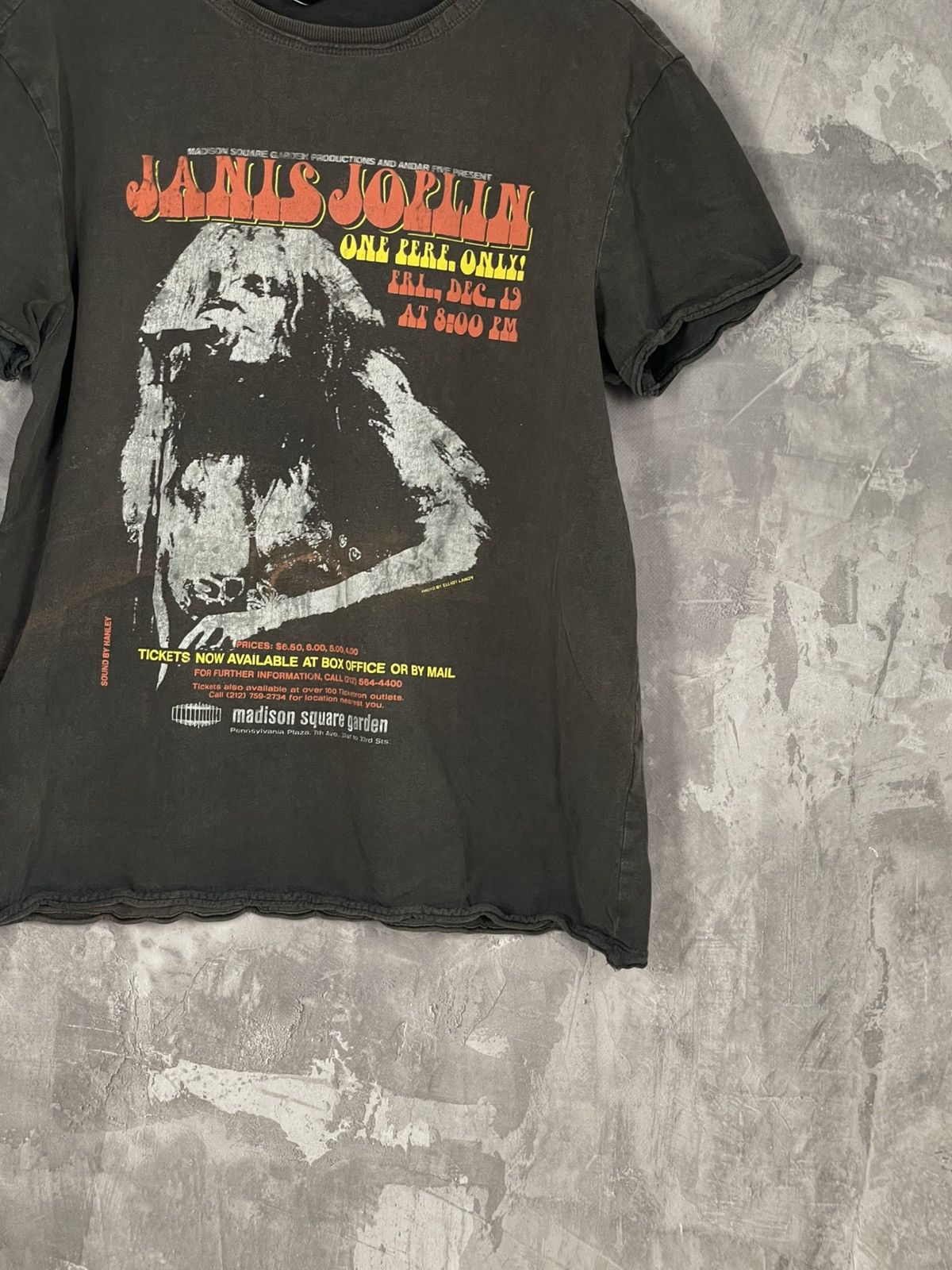 Band Tees × Vintage Vintage vtg Janis Joplin rock & roll band tee t-Shirt Size US M / EU 48-50 / 2 - 6 Thumbnail