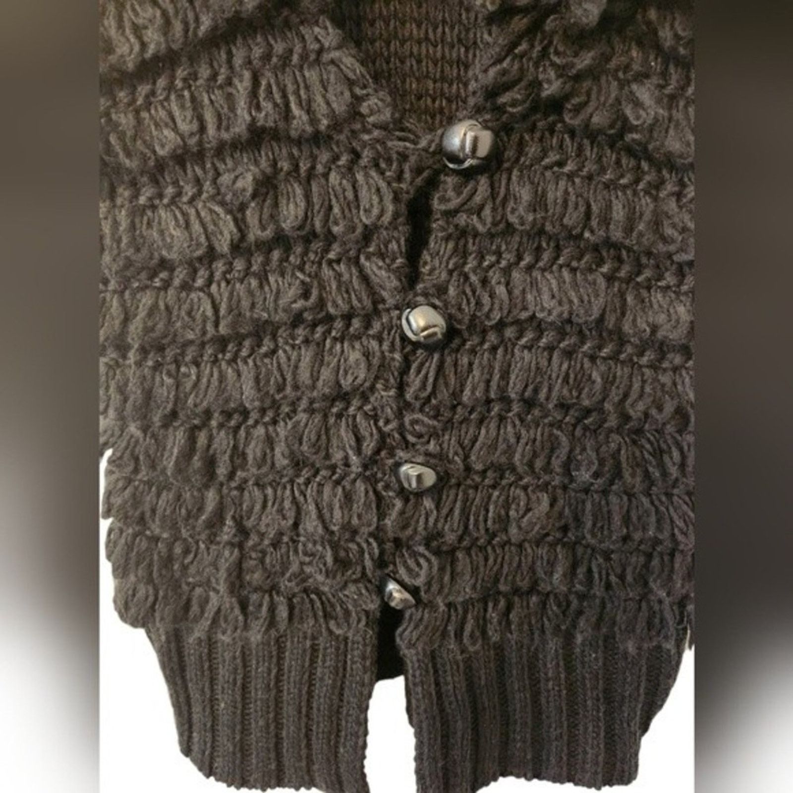 Bcbgmaxazria BcBg MaxAzria Fuzzy Sweater Vest Medium Size M / US 6-8 / IT 42-44 - 4 Thumbnail