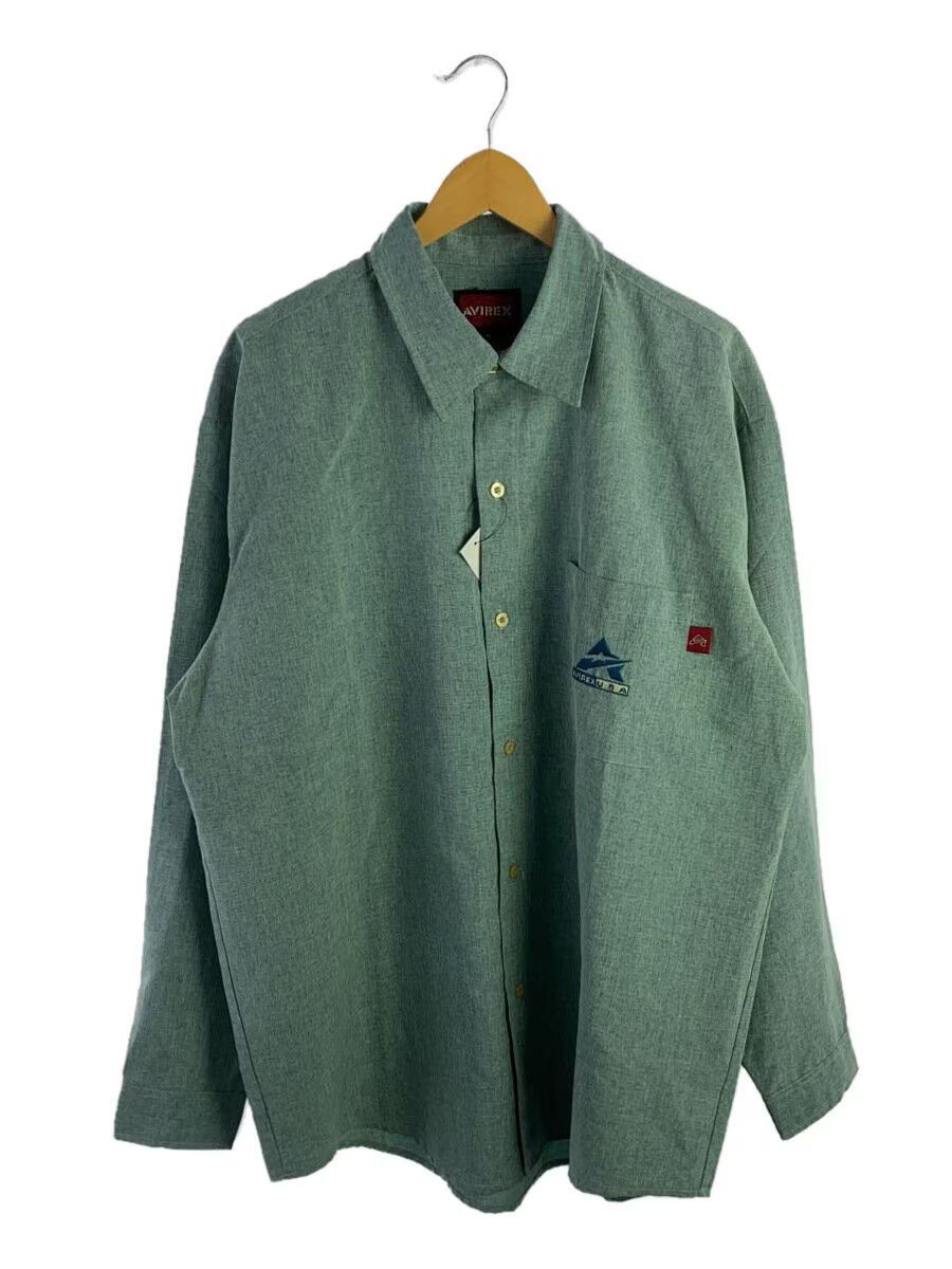 Avirex Polyester Long Sleeve Shirt Green