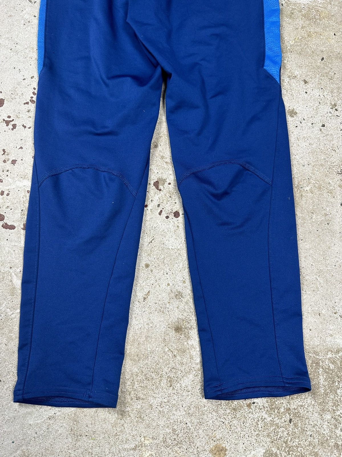Nike × Vintage Vintage Nike Blue Track Pants Swoosh Drill y2k Size US 29 - 6 Thumbnail