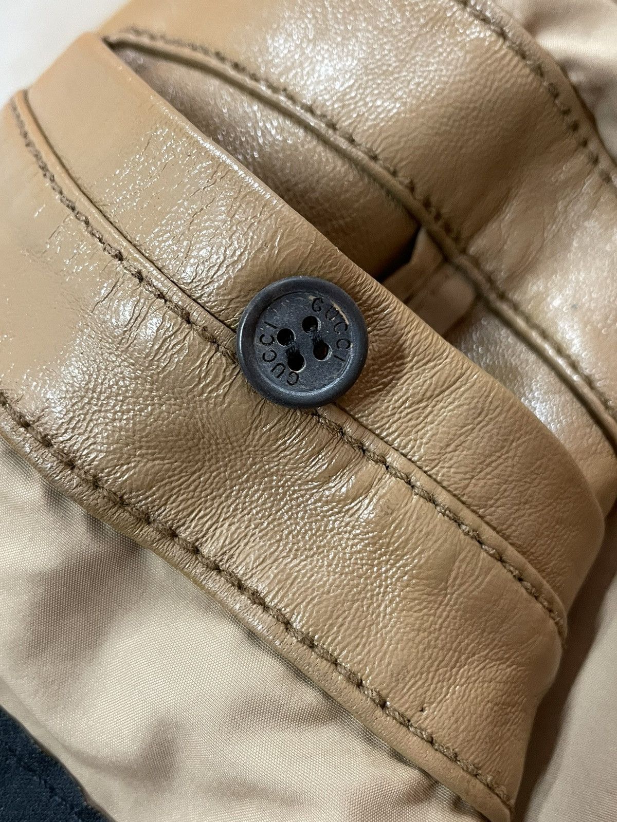 Gucci Runway Opening Fall2000-2001 Gucci Leather Jacket Size US M / EU 48-50 / 2 - 18 Thumbnail