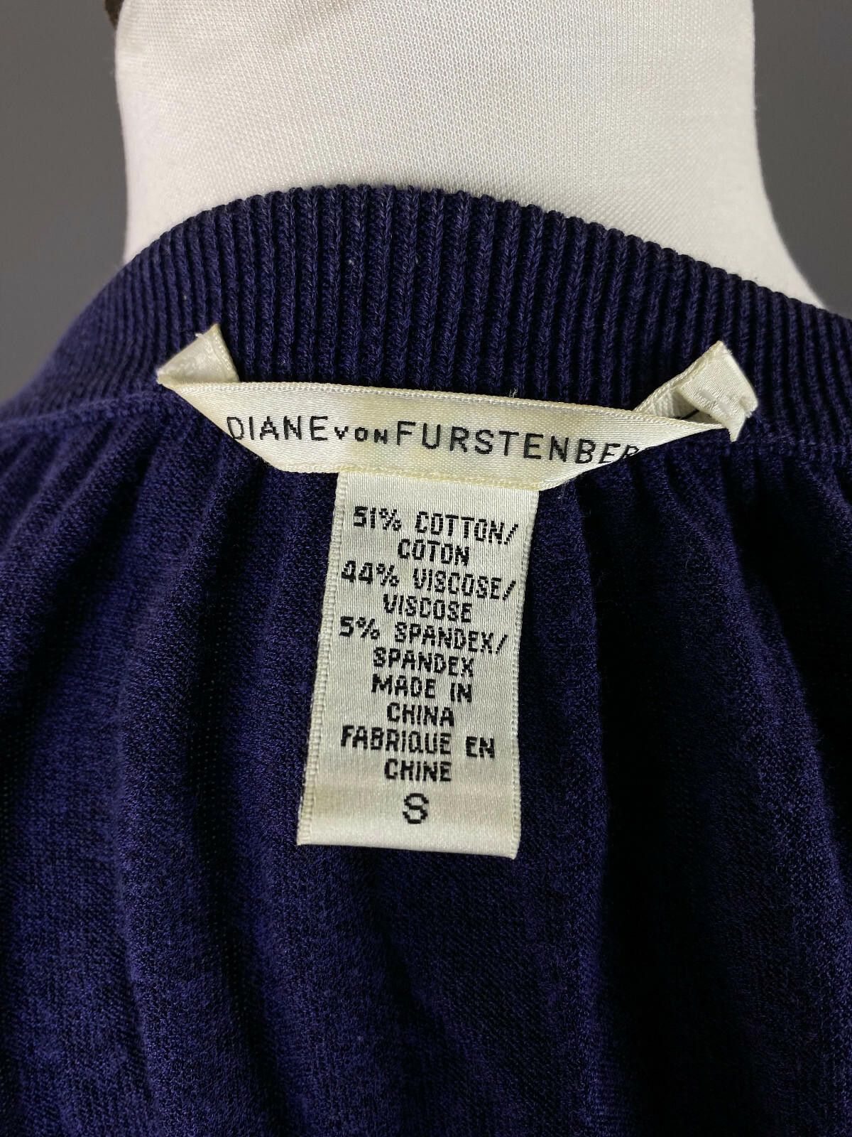 Diane von Furstenberg Ladies Diane Von Furstenberg Blue Sweater Size S Size S / US 4 / IT 40 - 8 Thumbnail