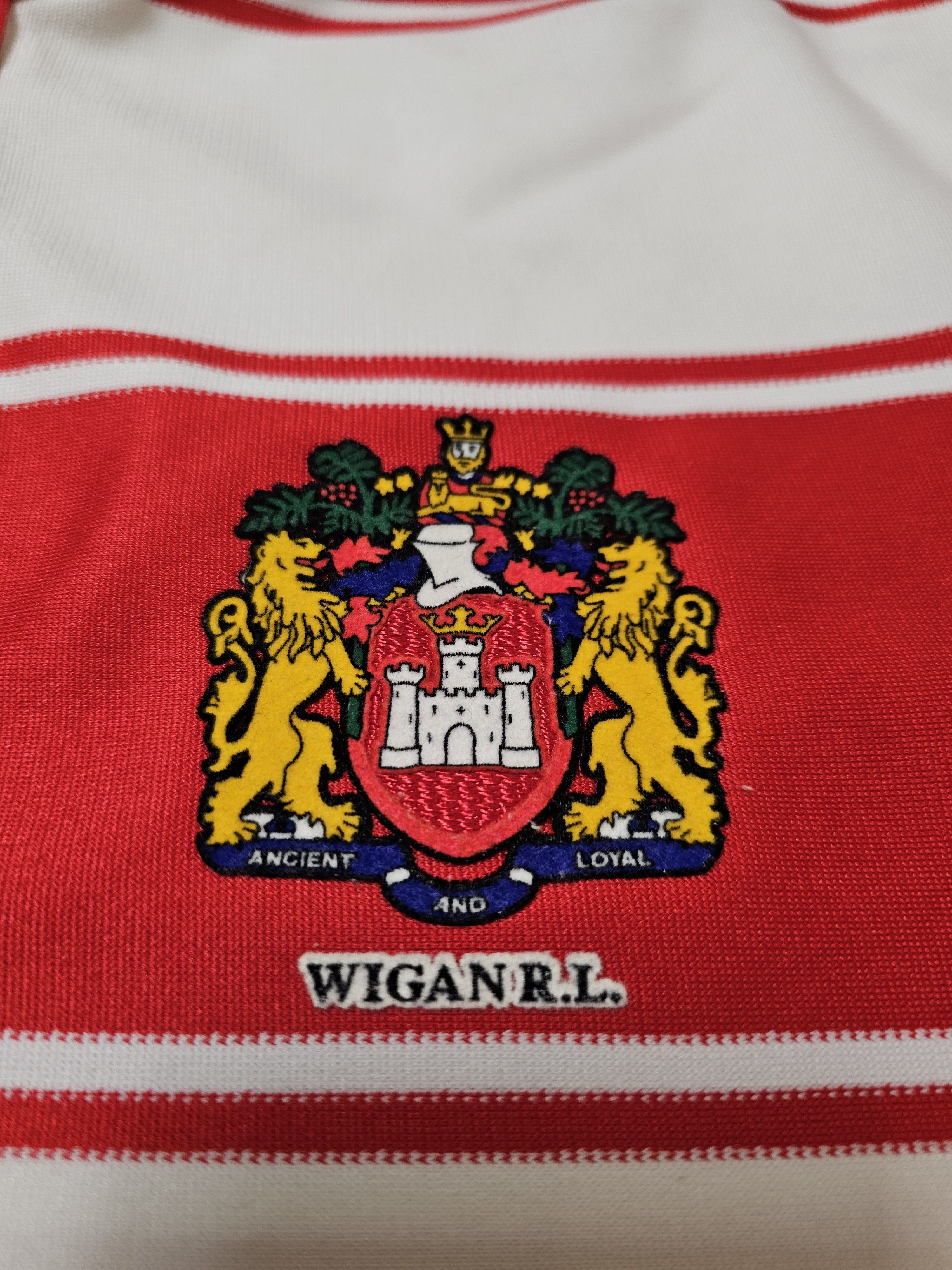 Other WIGAN WARRIORS JERSEY ENGLAND RUGBY JERSEY RUGBY SHIRT Size US M / EU 48-50 / 2 - 4 Thumbnail