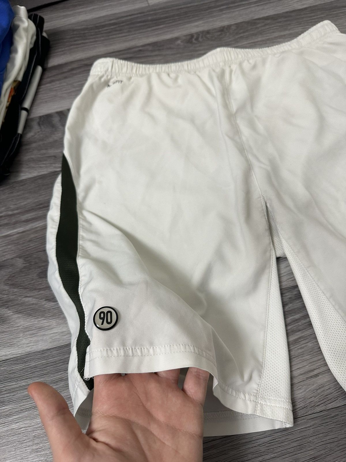 Nike × Nike ACG × Vintage Nike Vintage y2k white total 90 shorts drill streetwear Size US 32 / EU 48 - 3 Thumbnail