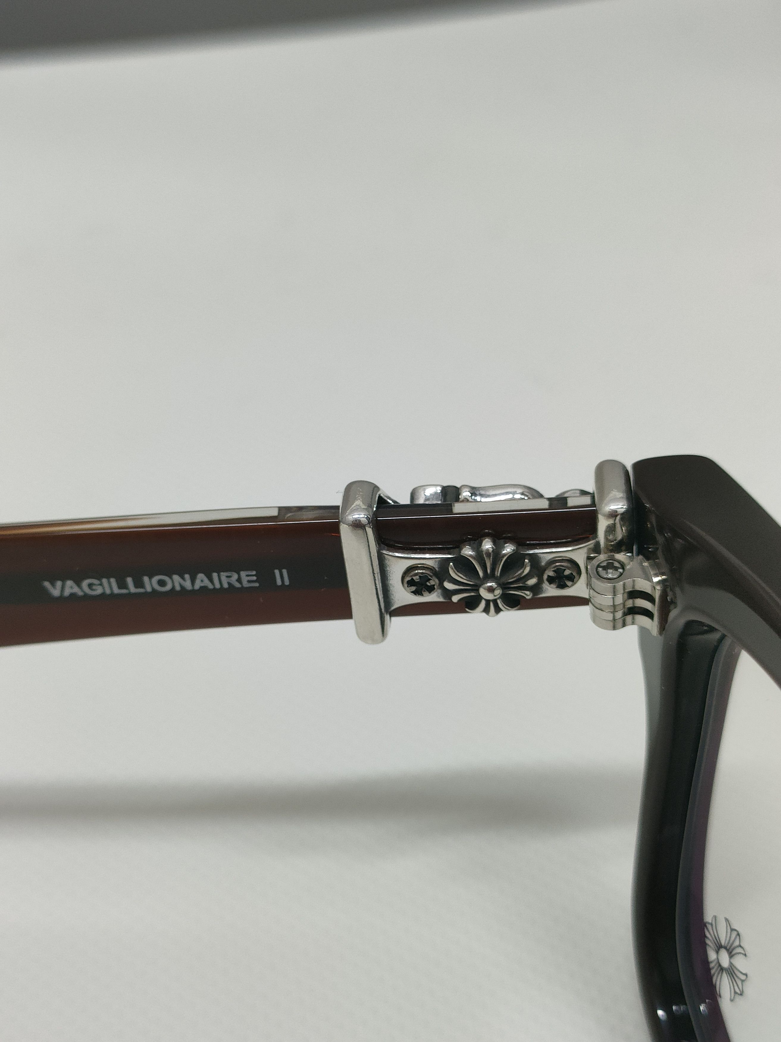 Chrome Hearts Chrome Hearts VAGILLIONAIRE II CLB Glasses Frame Size ONE SIZE - 8 Thumbnail