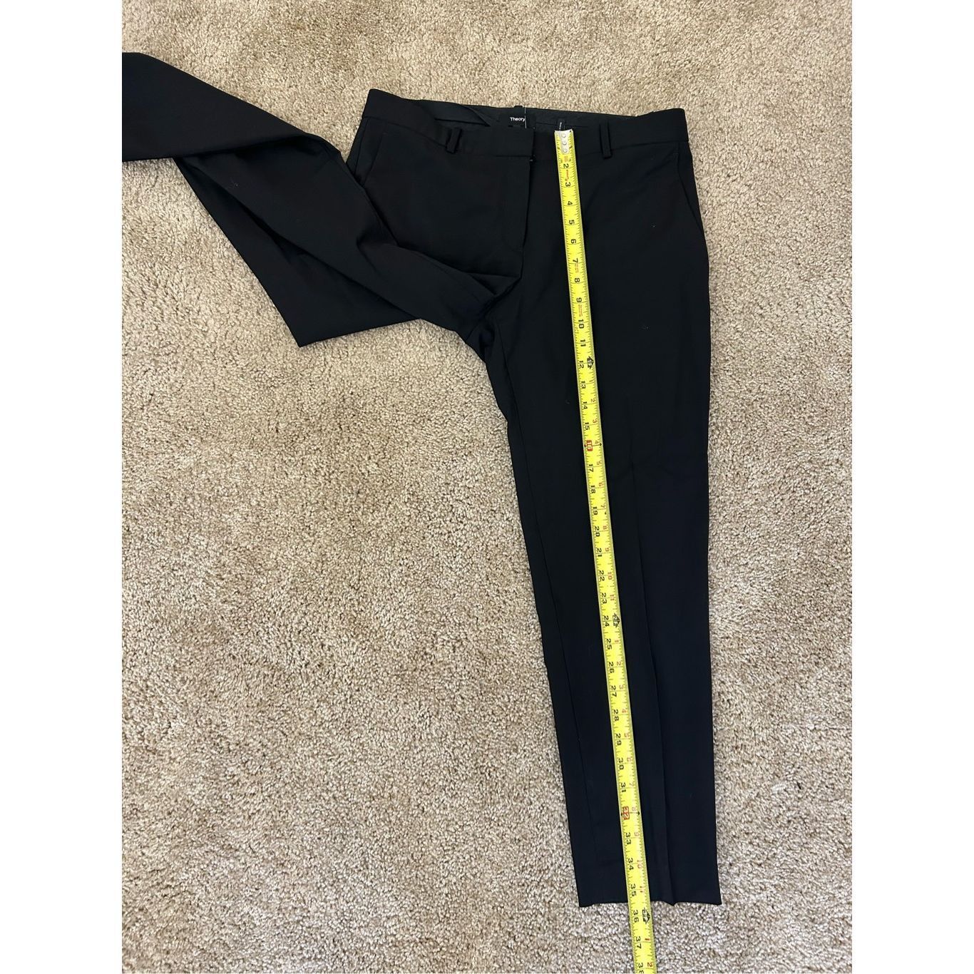 Theory Theory Wool Black Dress Pants, Size 8, MSRP $245 Size 30" / US 8 / IT 44 - 2 Thumbnail