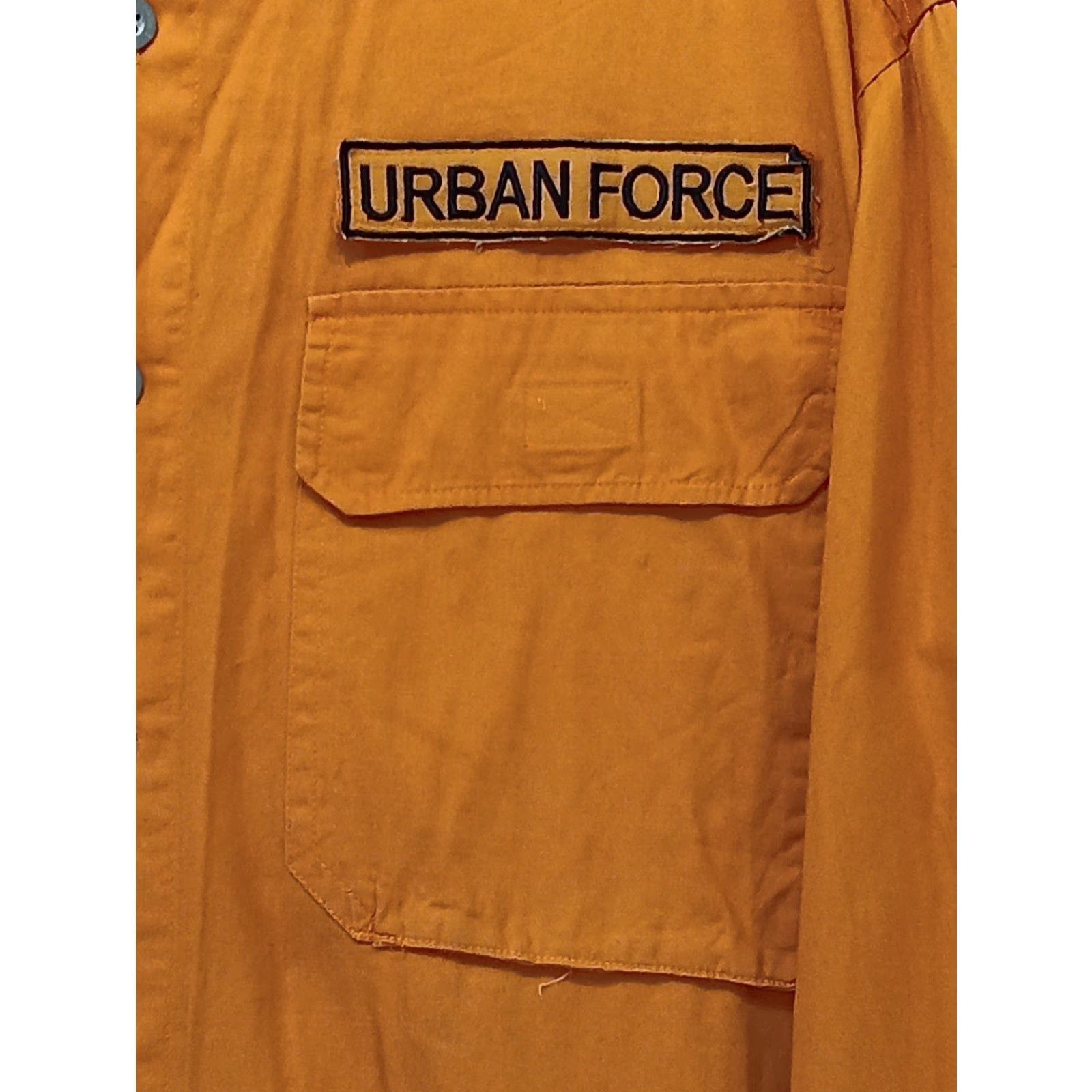 Vintage Tool Jeans Men’s Urban Force Shirt 2XL Orange Military Long Sleeve Button-Up EUC LS Shirt Men Orange Military 2XL Size US XXL / EU 58 / 5 - 3 Thumbnail
