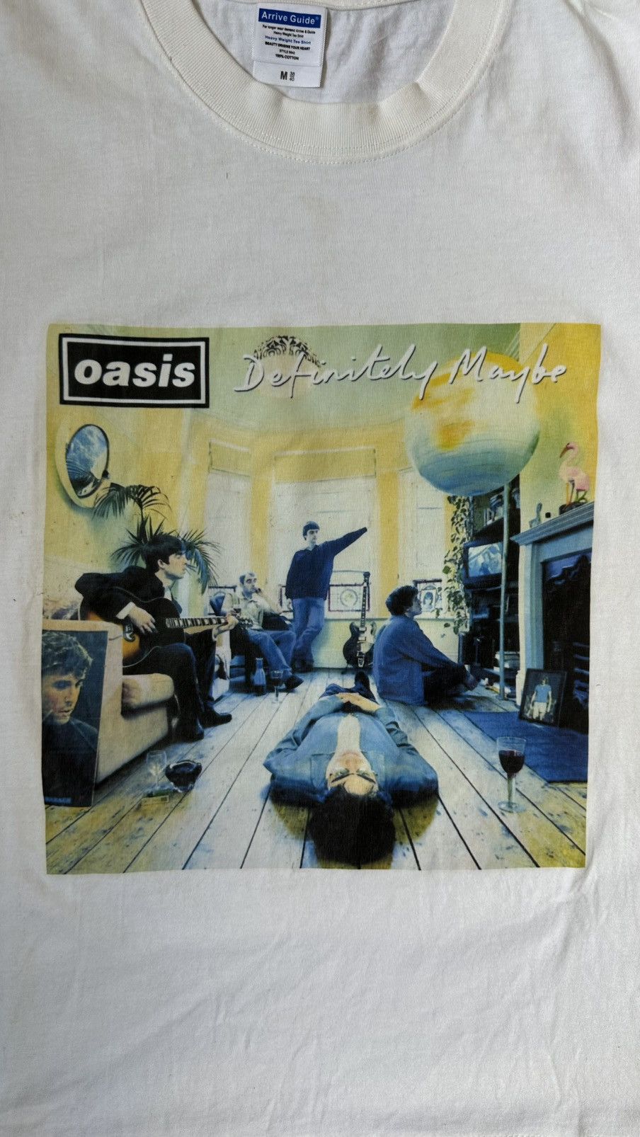 Vintage OASIS BAND TEE Size US M / EU 48-50 / 2 - 2 Thumbnail