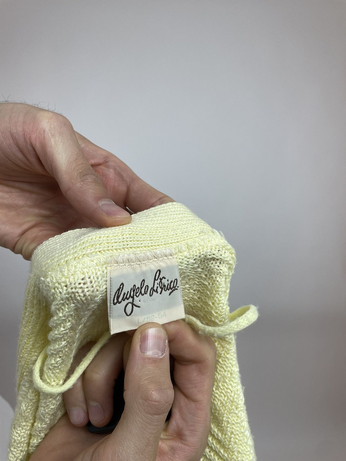 Angelo Litrico Angelo Litrico Cardigan vintage Yellow Knit Mens size L Size US M / EU 48-50 / 2 - 7 Thumbnail