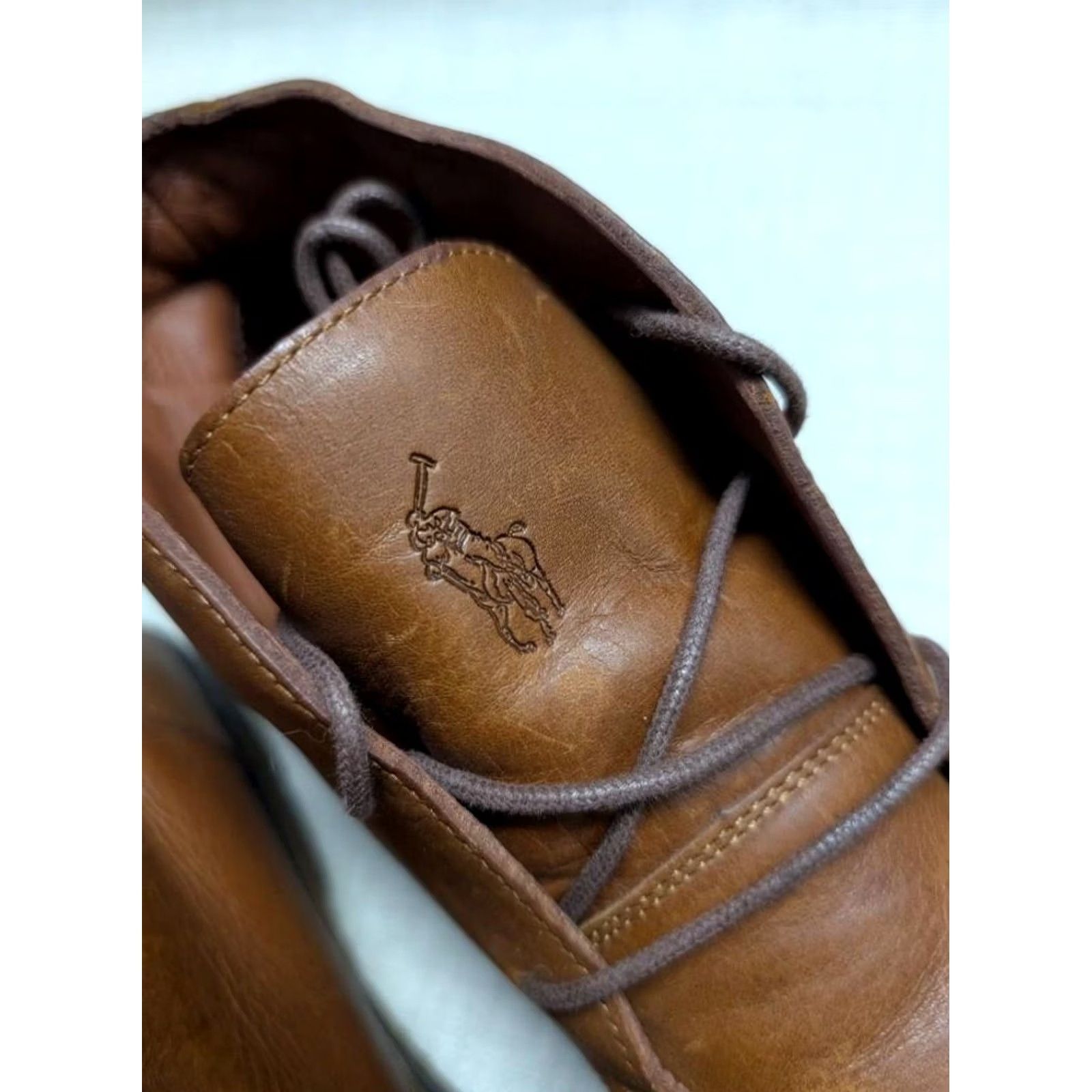 Polo Ralph Lauren POLO by Ralph Lauren Chukka Boots 10 D Brown Leather MARLOW Gum Soles Mens Size 10 D Brown Leather Polo Ralph Lauren Boots Size US M / EU 48-50 / 2 - 3 Thumbnail