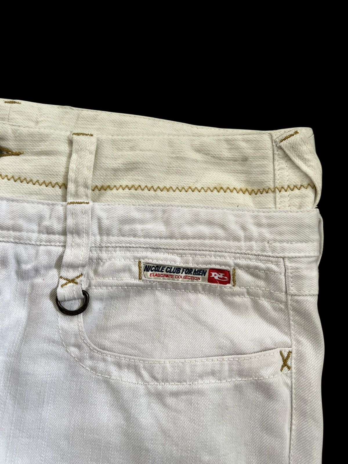 Nicole Club Nicole Club For Men Double Waist Twist Flare Denim Size US 35 - 6 Thumbnail